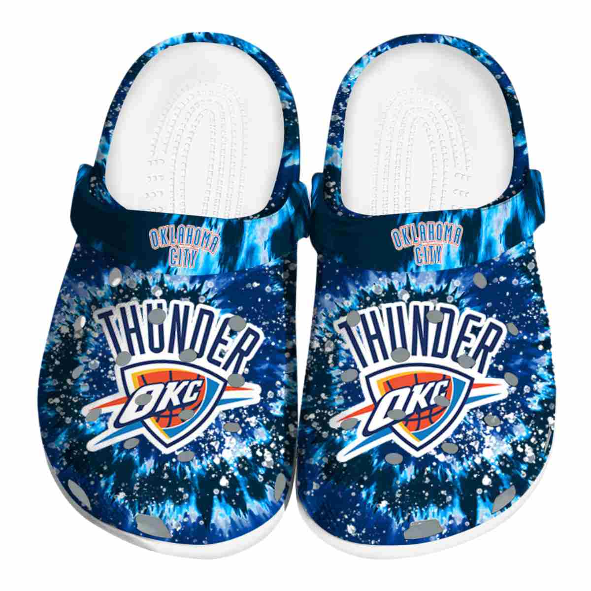footwearmerch oklahoma city thunder nba sport crocs crocband clogs shoes comfortable for men women and kids wukqf