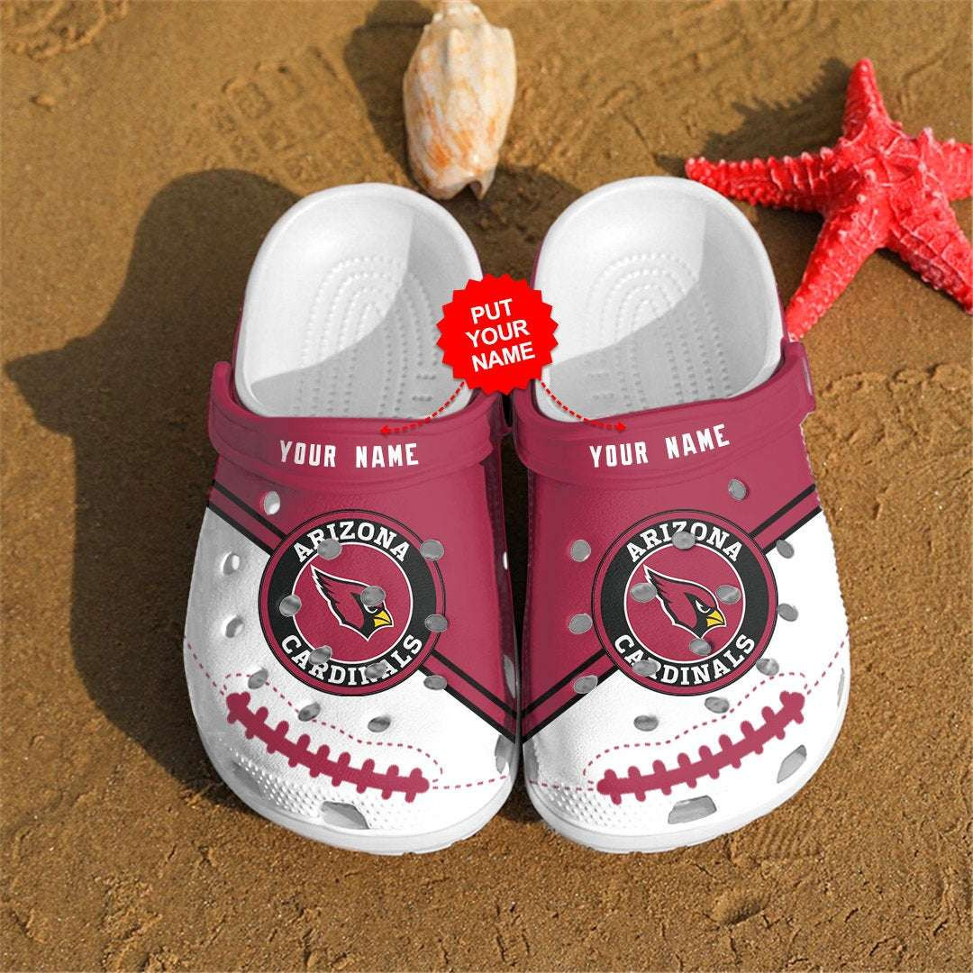 footwearmerch personalized arizona cardinals nfl fans crocband clogs ec4ha