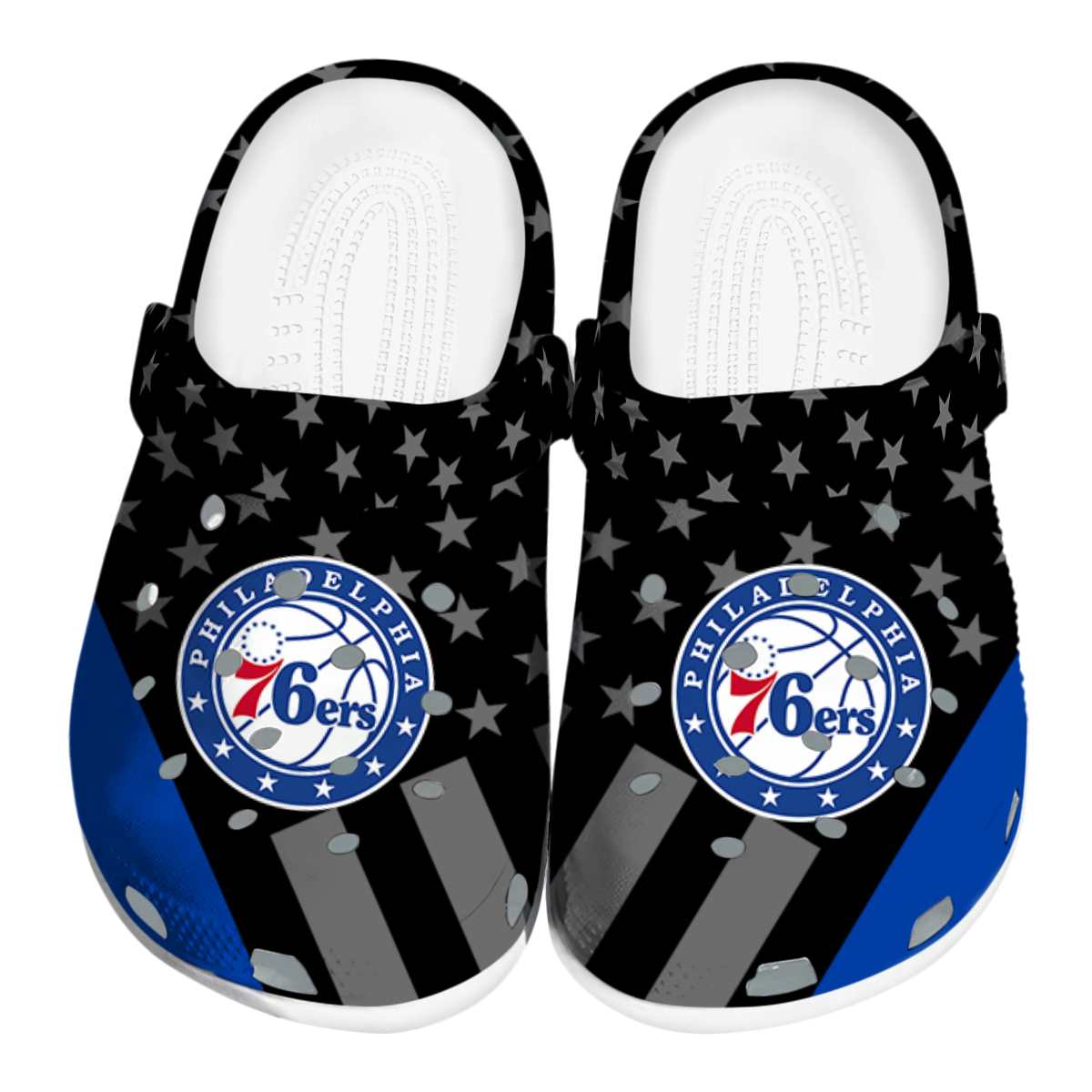 footwearmerch philadelphia 76ers nba sport crocs crocband clogs shoes comfortable for men women and kids jde5r