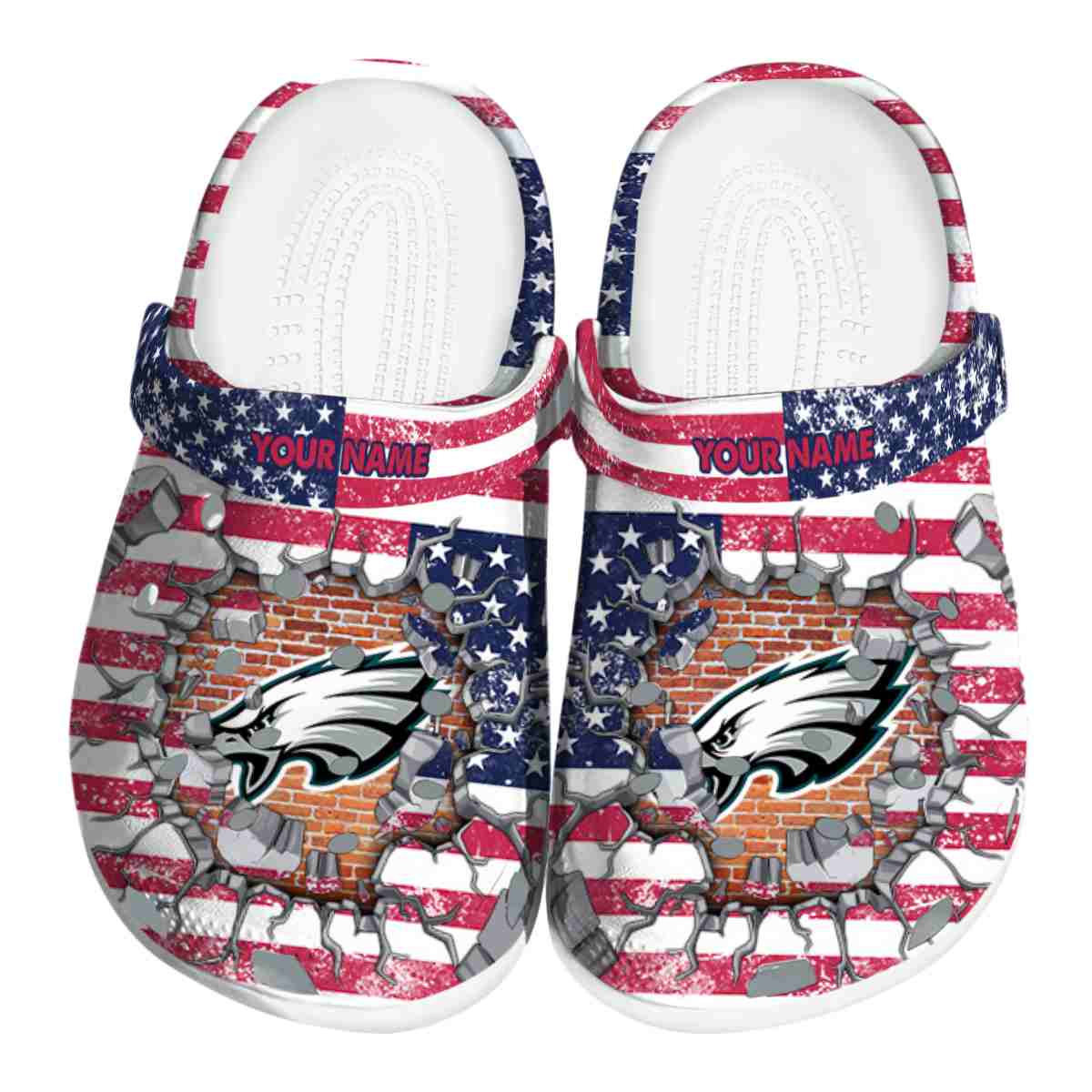 footwearmerch philadelphia eagles nfl sport crocs crocband clogs shoes comfortable for men women and kids 0fgne
