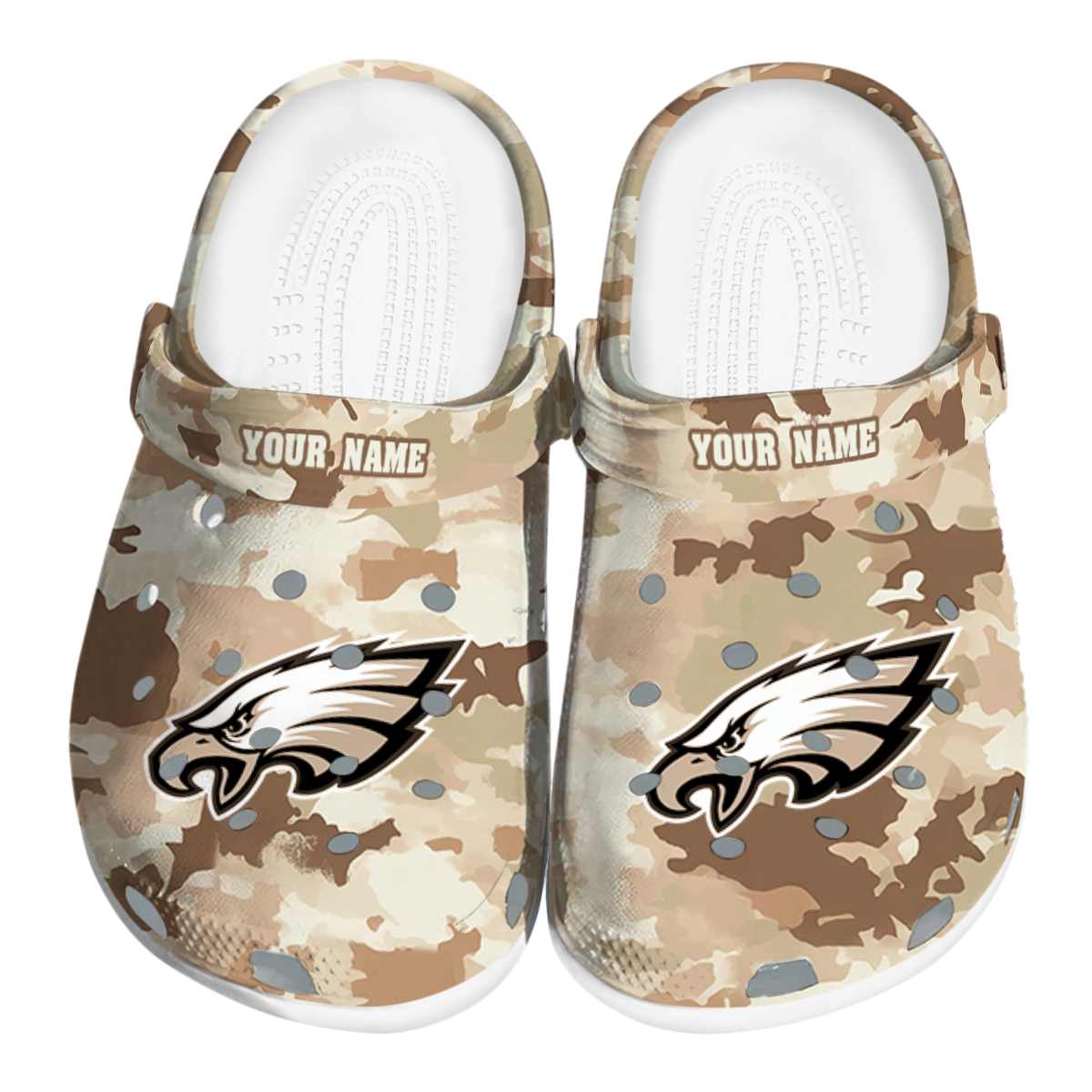 footwearmerch philadelphia eagles nfl sport crocs crocband clogs shoes comfortable for men women and kids 6cgtc