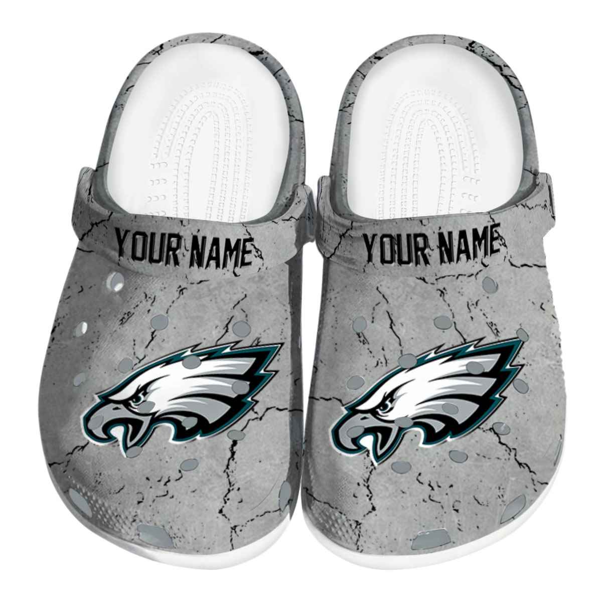 footwearmerch philadelphia eagles nfl sport crocs crocband clogs shoes comfortable for men women and kids lios7