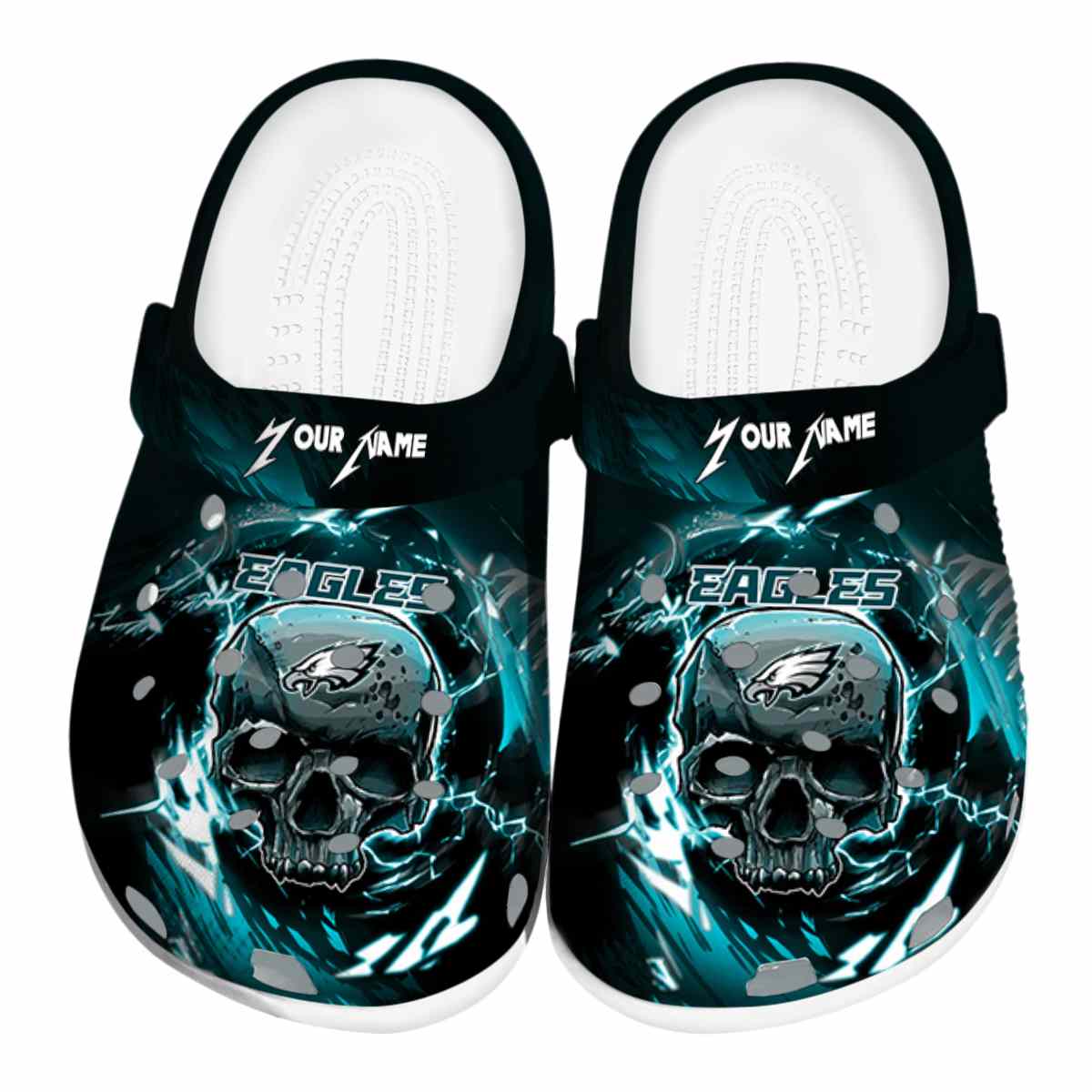 footwearmerch philadelphia eagles nfl sport crocs crocband clogs shoes comfortable for men women and kids mlexx