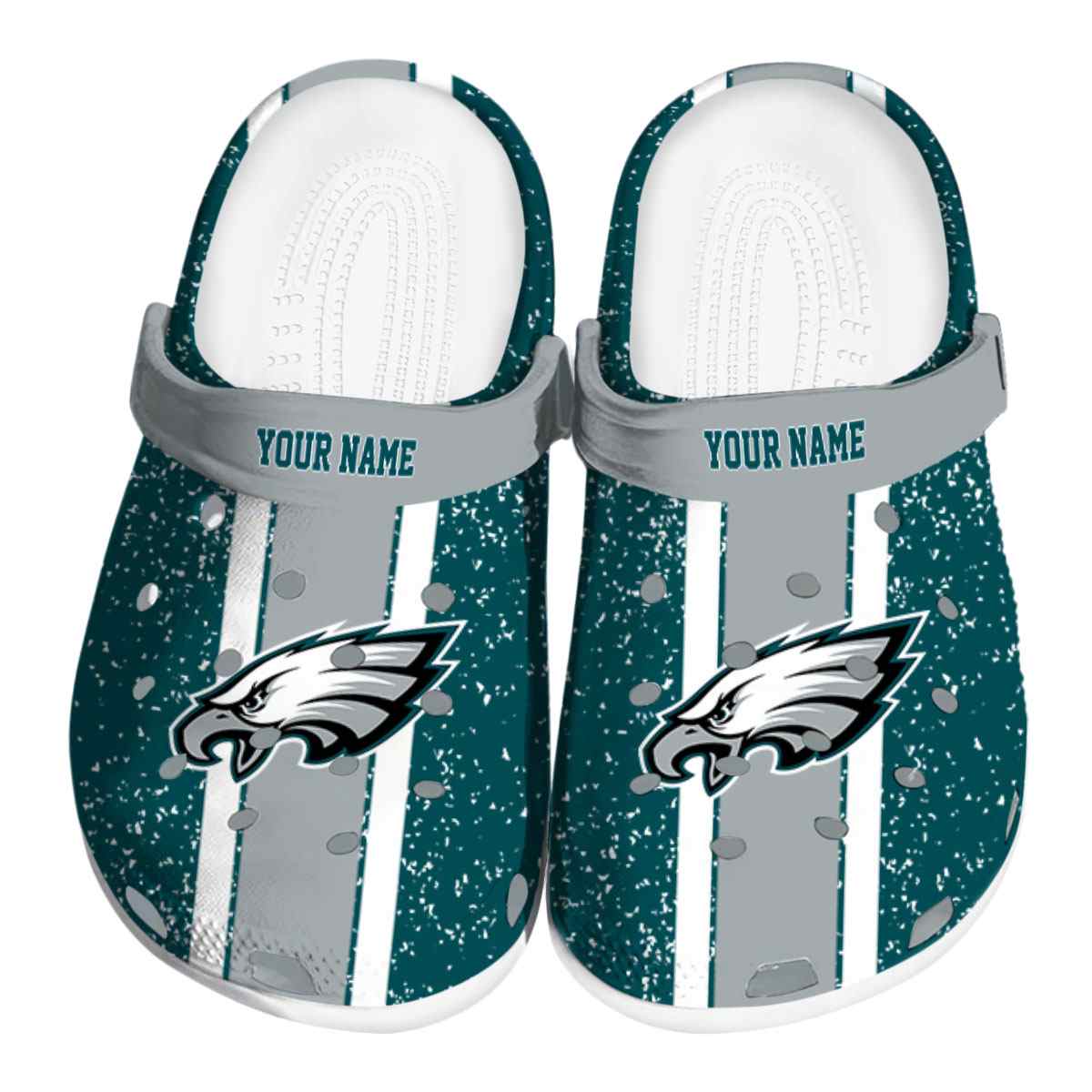 footwearmerch philadelphia eagles nfl sport crocs crocband clogs shoes comfortable for men women and kids qb4sn