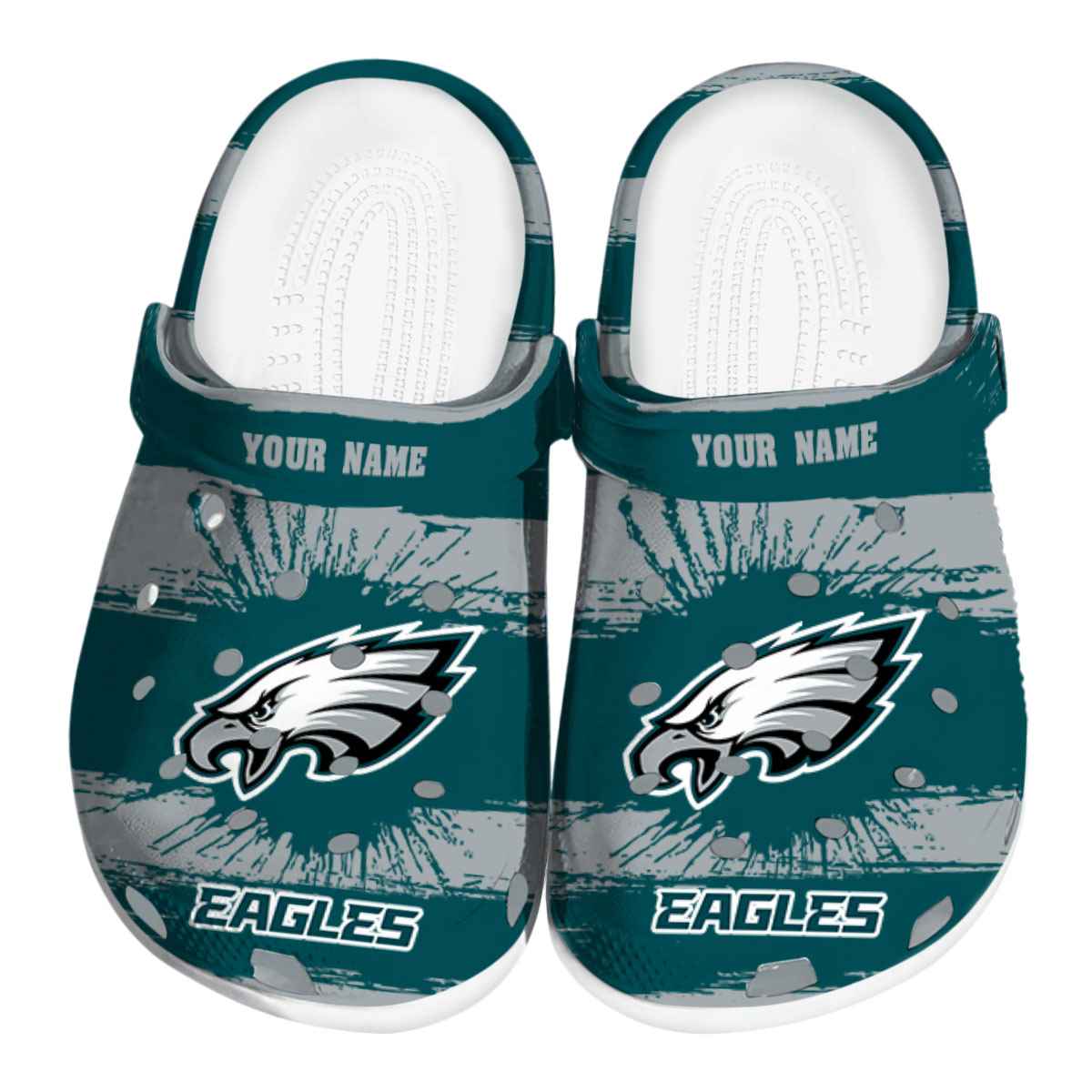 footwearmerch philadelphia eagles nfl sport crocs crocband clogs shoes comfortable for men women and kids yt74r