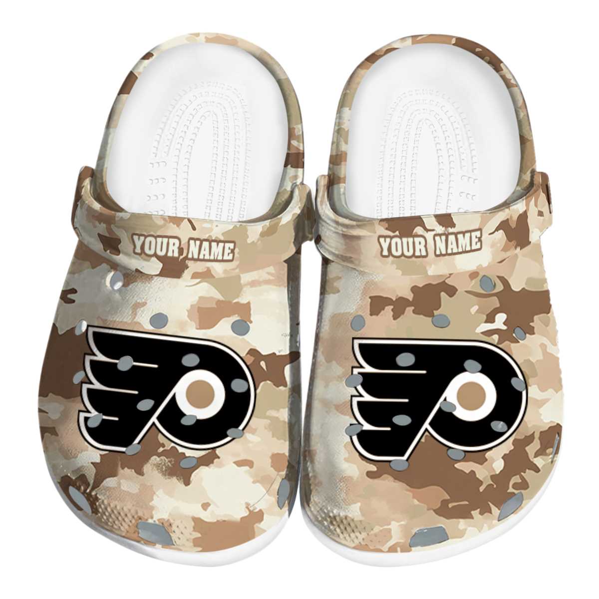 footwearmerch philadelphia flyers nhl sport crocs crocband clogs shoes comfortable for men women and kids c8gyi