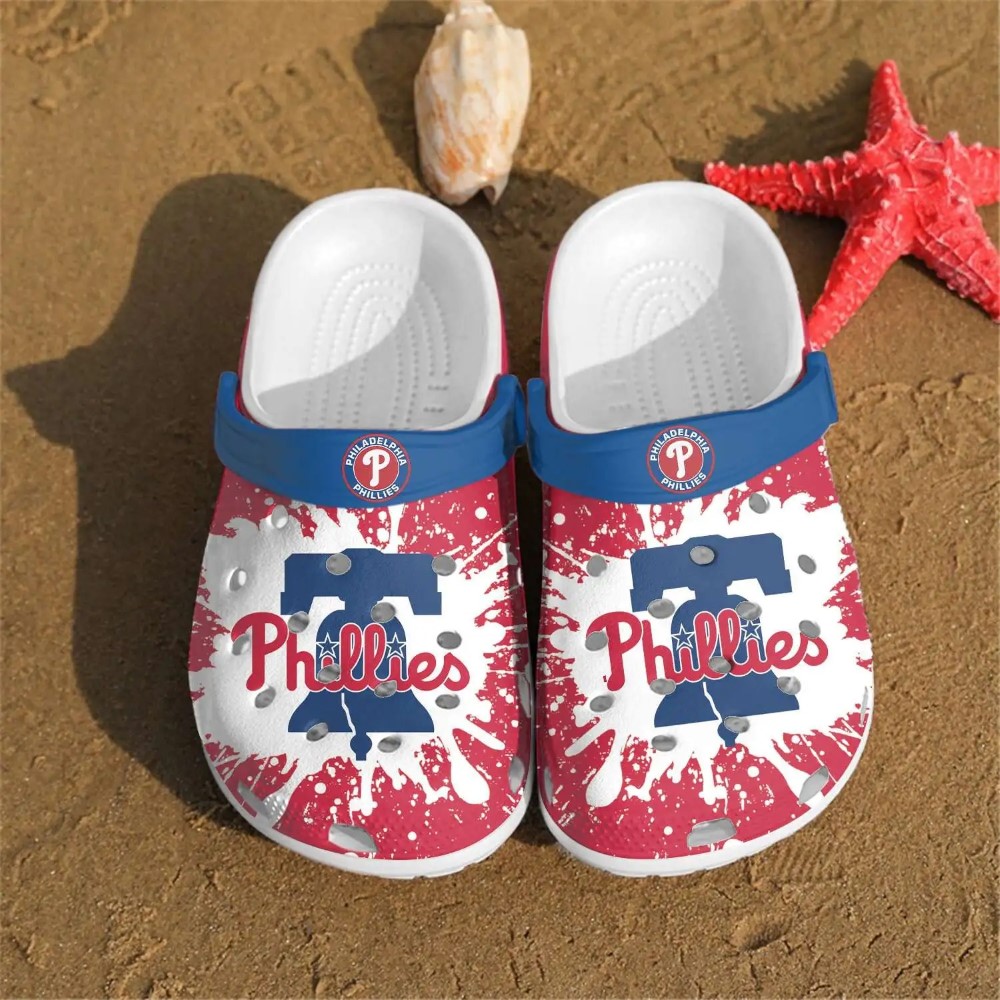 footwearmerch philadelphia phillies mlb sport crocs crocband clogs shoes comfortable for men women and kids 2nis3