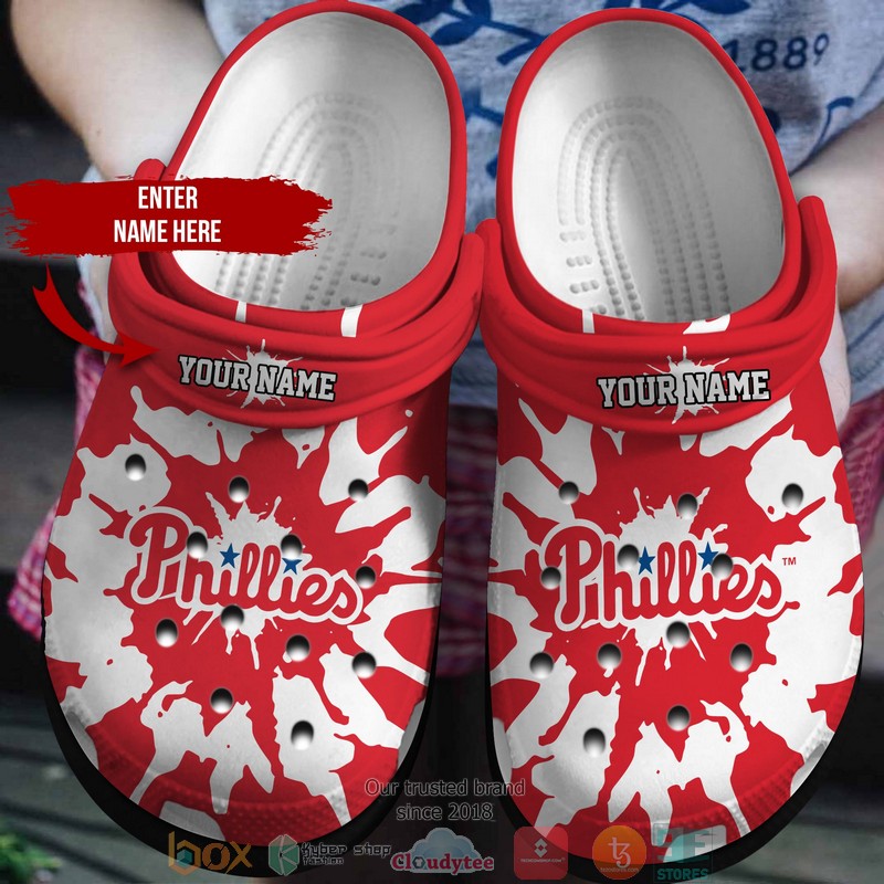 footwearmerch philadelphia phillies mlb sport crocs crocband clogs shoes comfortable for men women and kids 3xcg8
