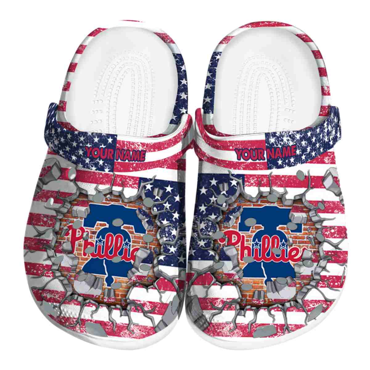 footwearmerch philadelphia phillies mlb sport crocs crocband clogs shoes comfortable for men women and kids d7rrq
