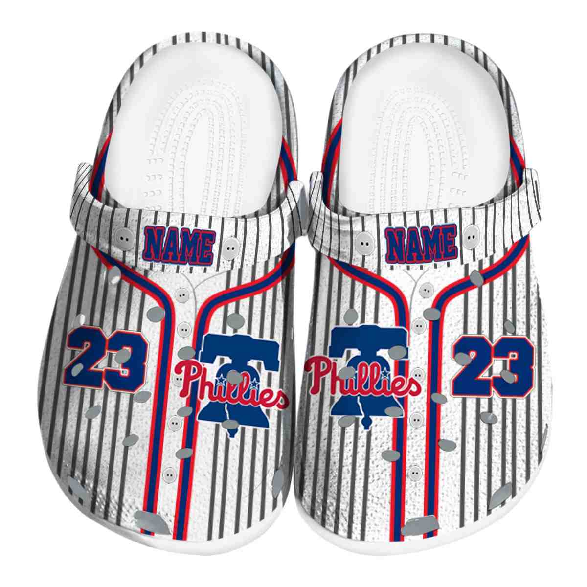 footwearmerch philadelphia phillies mlb sport crocs crocband clogs shoes comfortable for men women and kids hi0wc