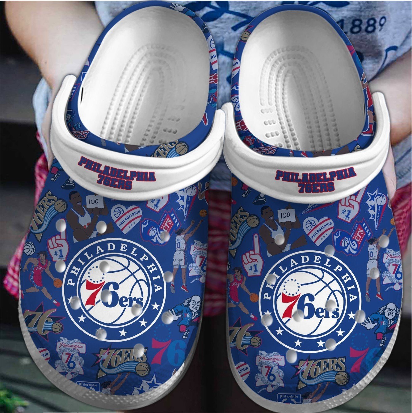 footwearmerch philadelvis presley musichia 76ers nba sport clogs ur2bq