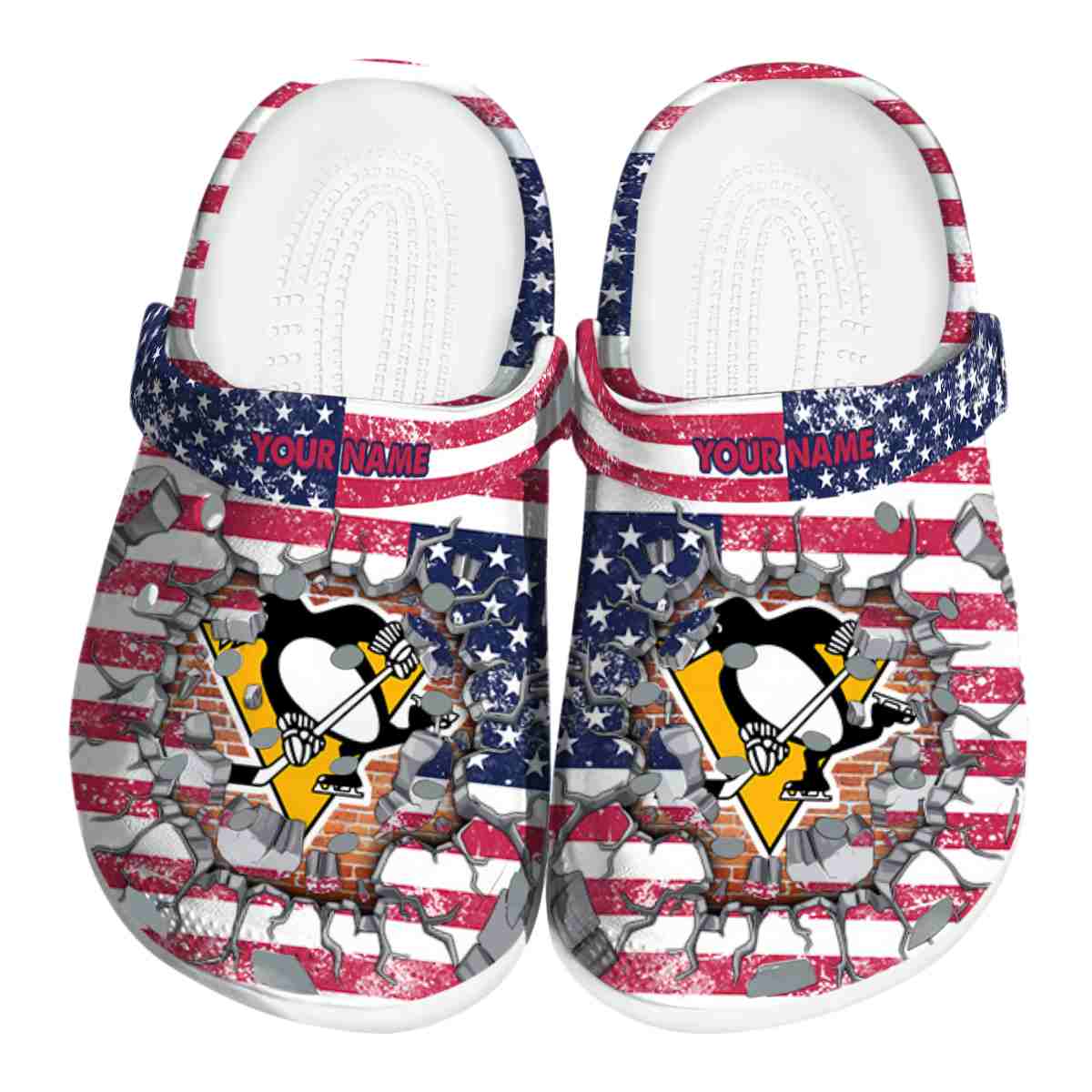 footwearmerch pittsburgh penguins nhl sport crocs crocband clogs shoes comfortable for men women and kids xlapy
