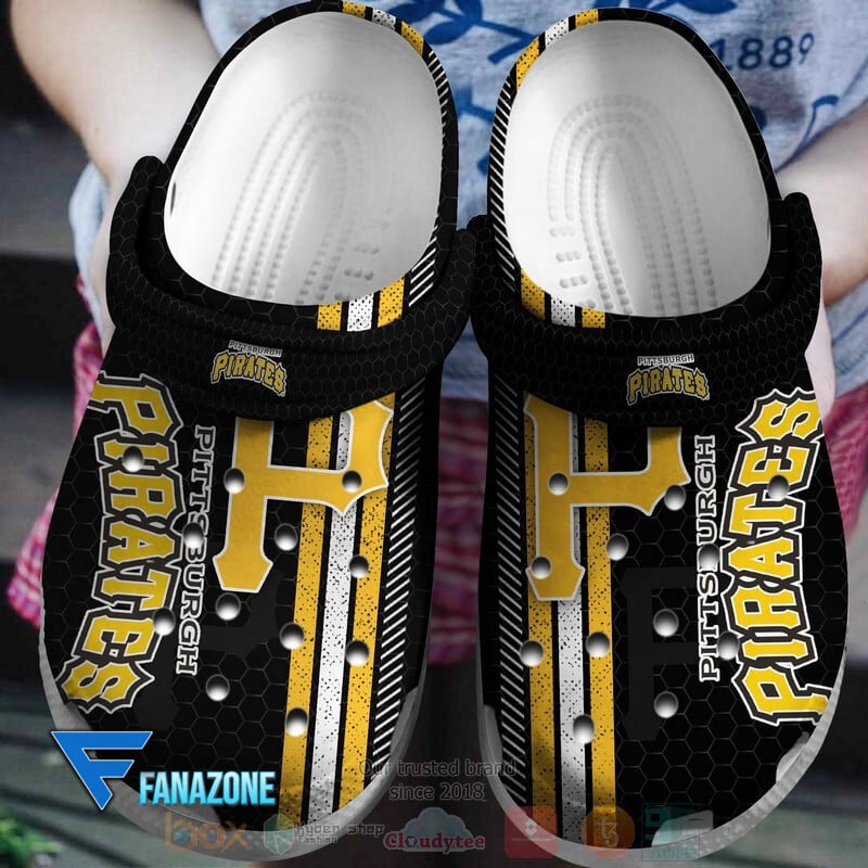 footwearmerch pittsburgh pirates mlb sport crocs clogs crocband shoes comfortable for men women and kids my6gi