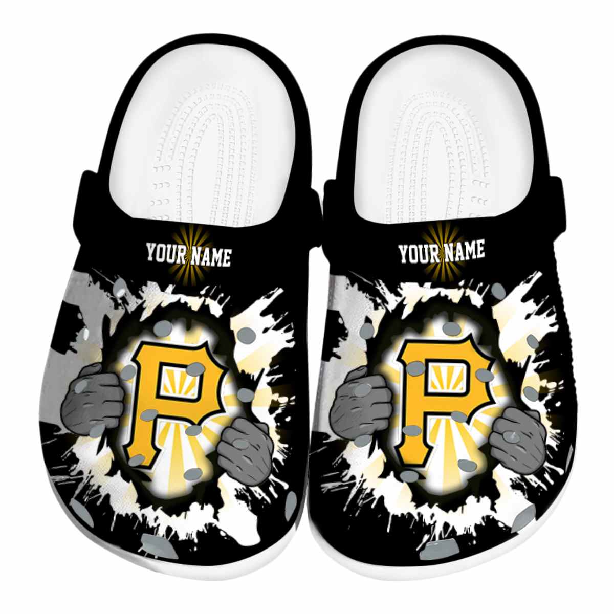 footwearmerch pittsburgh pirates mlb sport crocs crocband clogs shoes comfortable for men women and kids muc8a