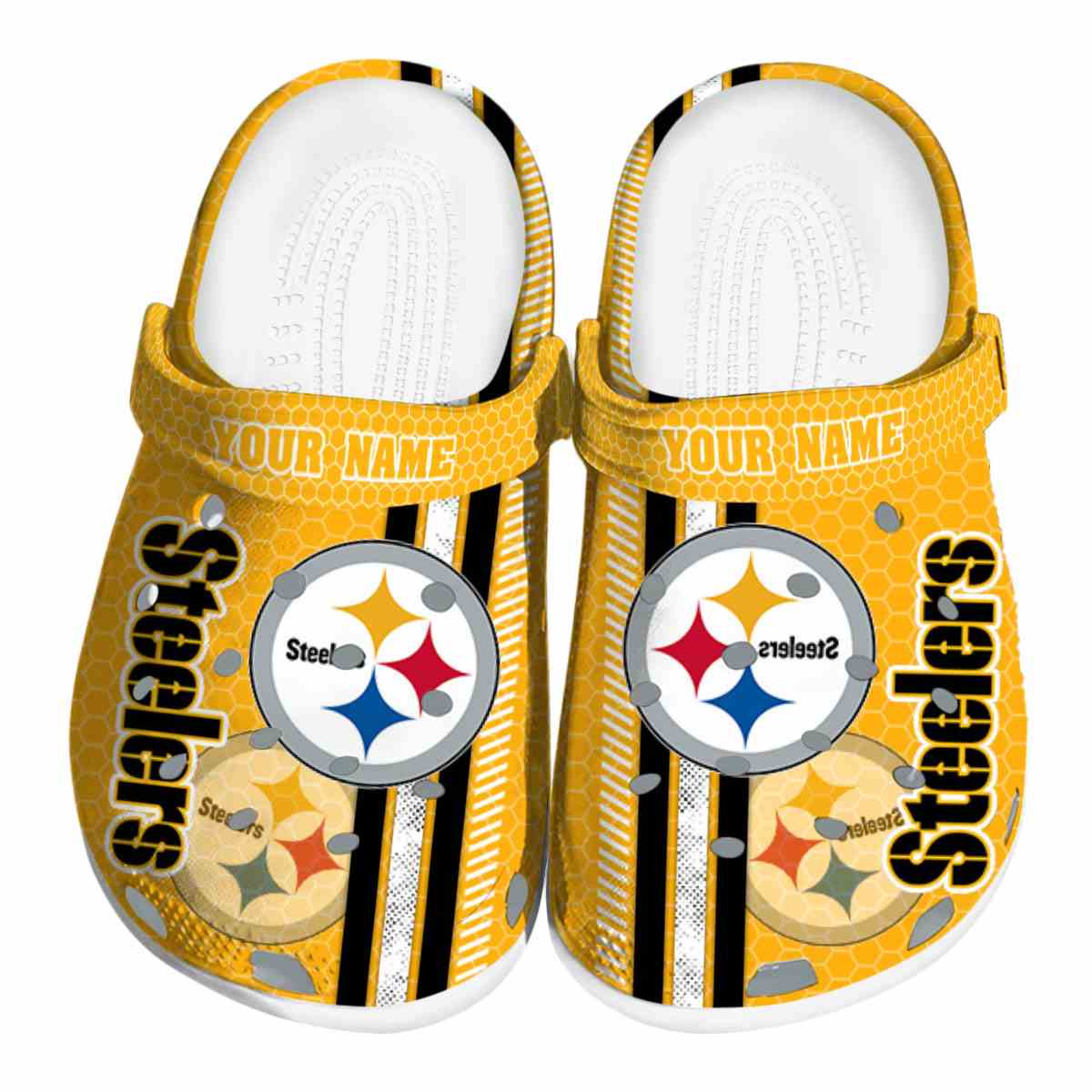 footwearmerch pittsburgh steelers nfl sport crocs crocband clogs shoes comfortable for men women and kids cxzcc