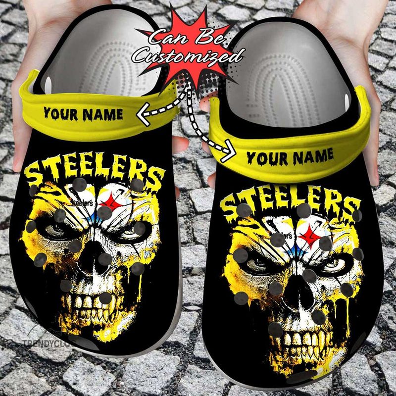 footwearmerch pittsburgh steelers nfl sport crocs crocband clogs shoes comfortable for men women and kids iogrp