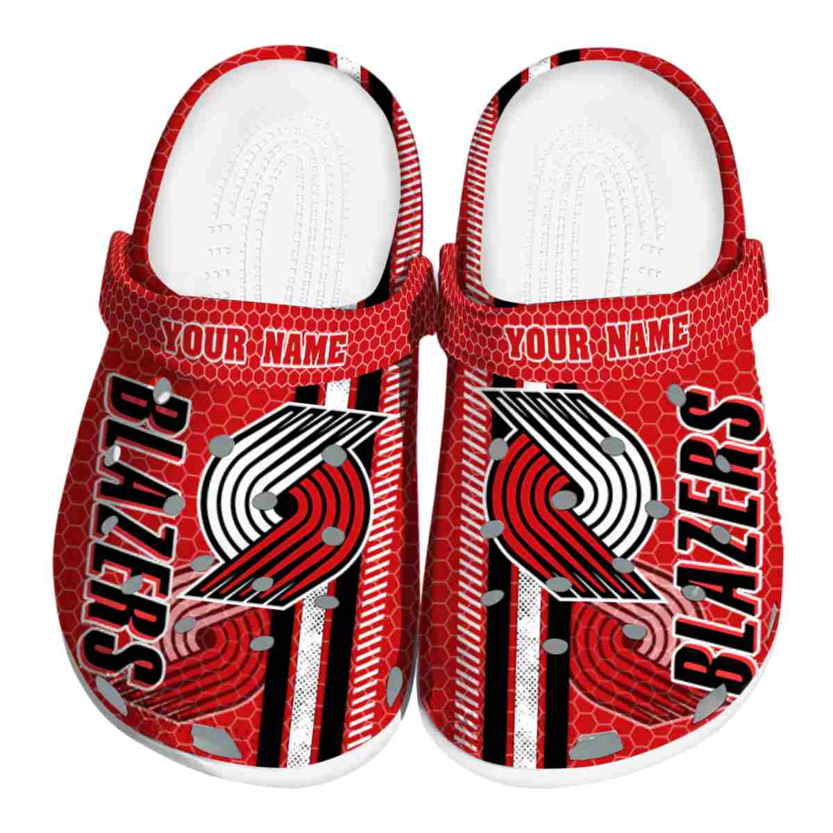 footwearmerch portland trail blazers nba sport crocs crocband clogs shoes comfortable for men women and kids 8on3j