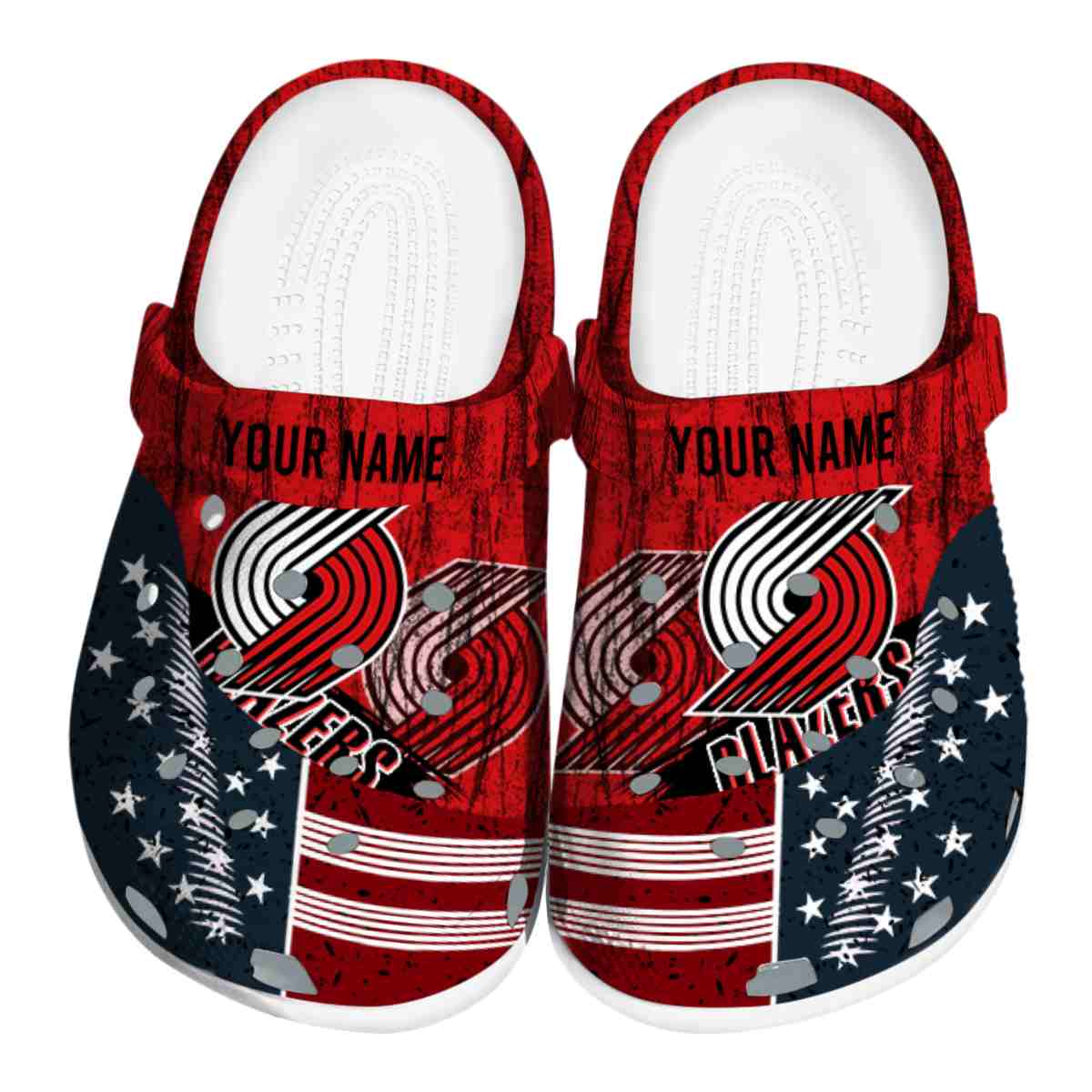 footwearmerch portland trail blazers nba sport crocs crocband clogs shoes comfortable for men women and kids 8z4kg