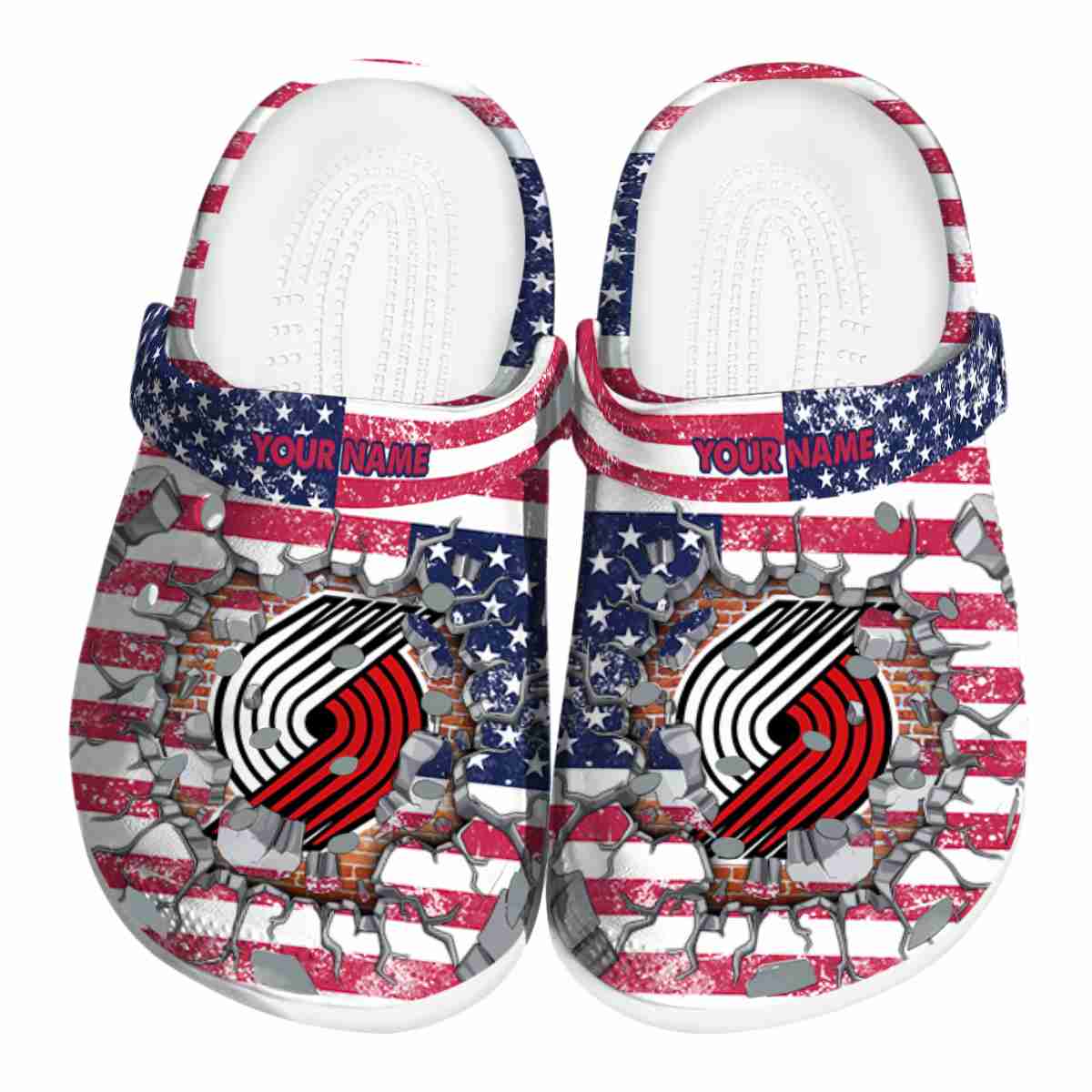 footwearmerch portland trail blazers nba sport crocs crocband clogs shoes comfortable for men women and kids ce2pz