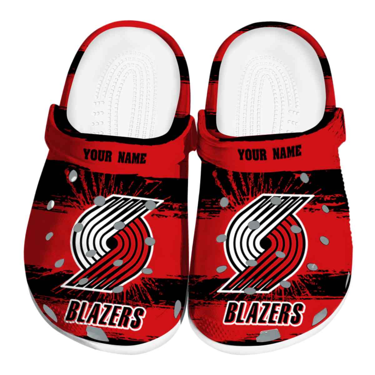 footwearmerch portland trail blazers nba sport crocs crocband clogs shoes comfortable for men women and kids cngtn