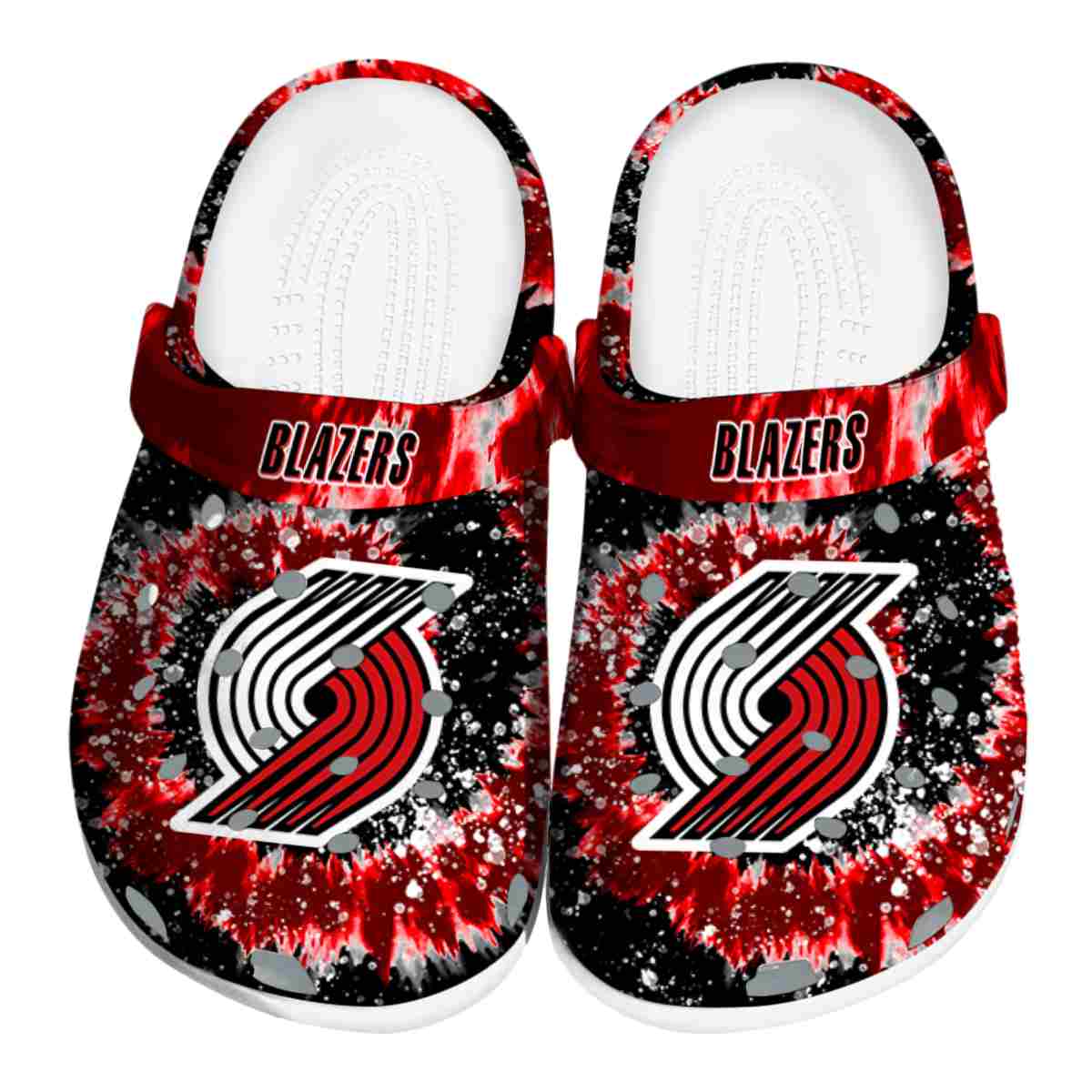 footwearmerch portland trail blazers nba sport crocs crocband clogs shoes comfortable for men women and kids fh9oq
