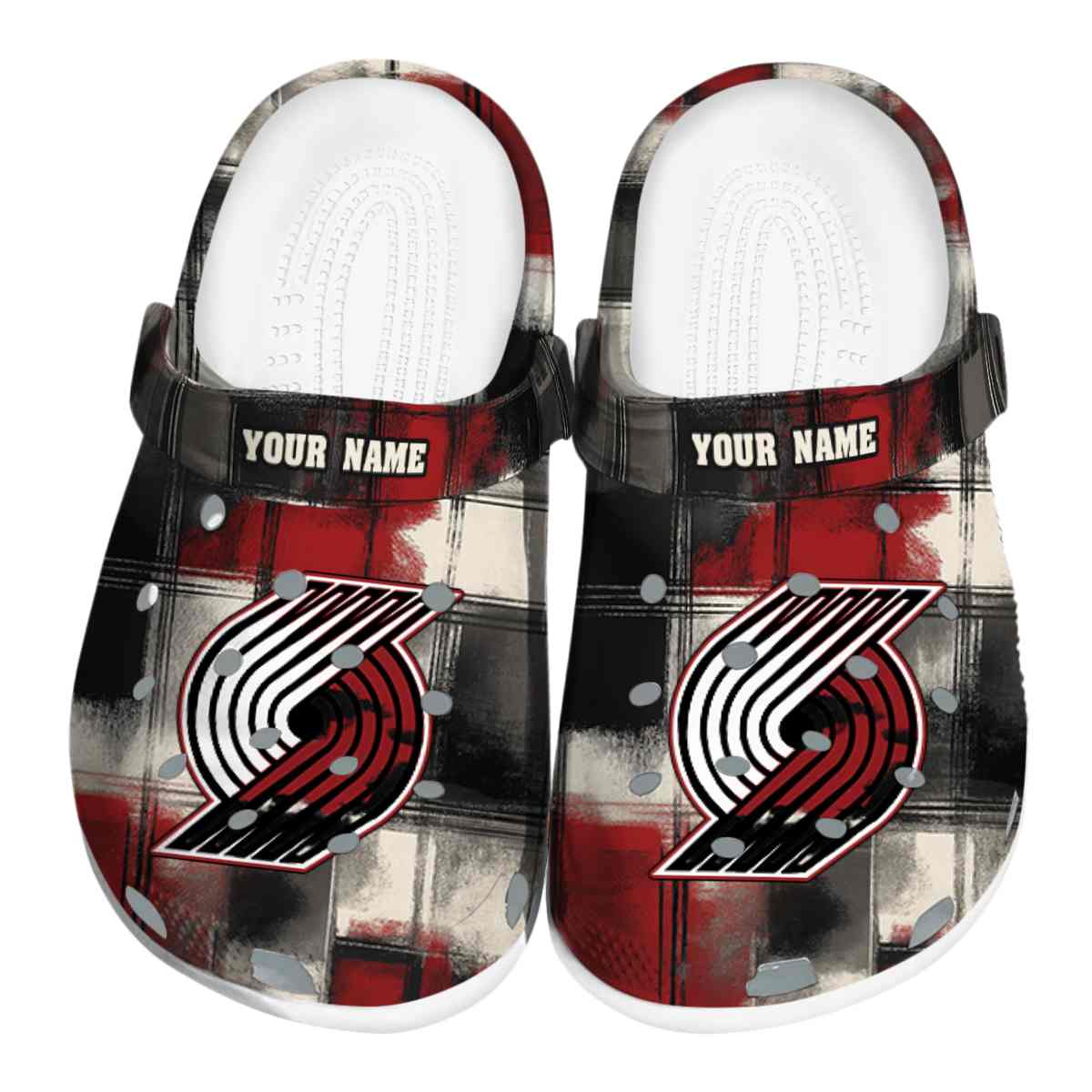 footwearmerch portland trail blazers nba sport crocs crocband clogs shoes comfortable for men women and kids fzkpg