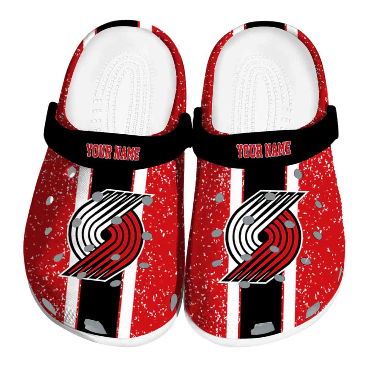 footwearmerch portland trail blazers nba sport crocs crocband clogs shoes comfortable for men women and kids lnzks