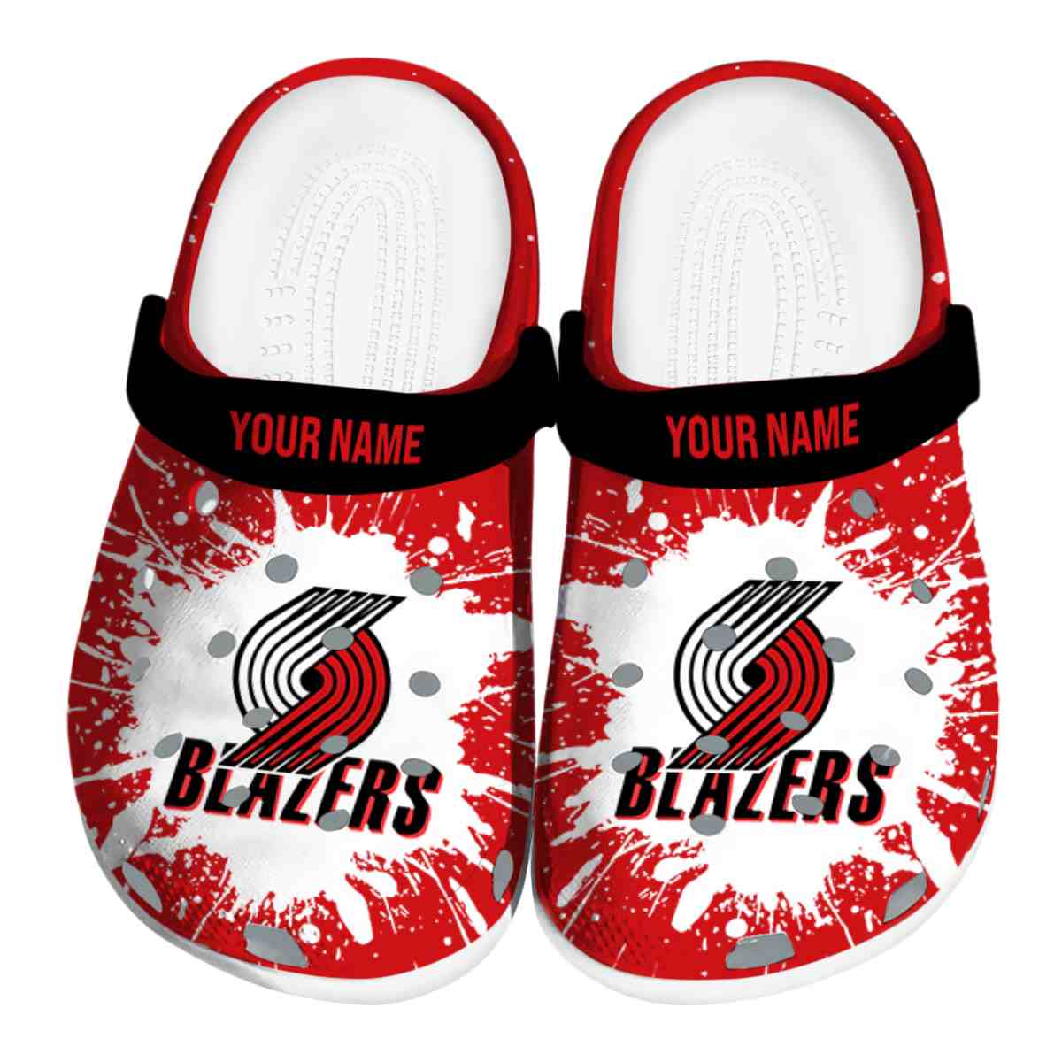 footwearmerch portland trail blazers nba sport crocs crocband clogs shoes comfortable for men women and kids pejpk