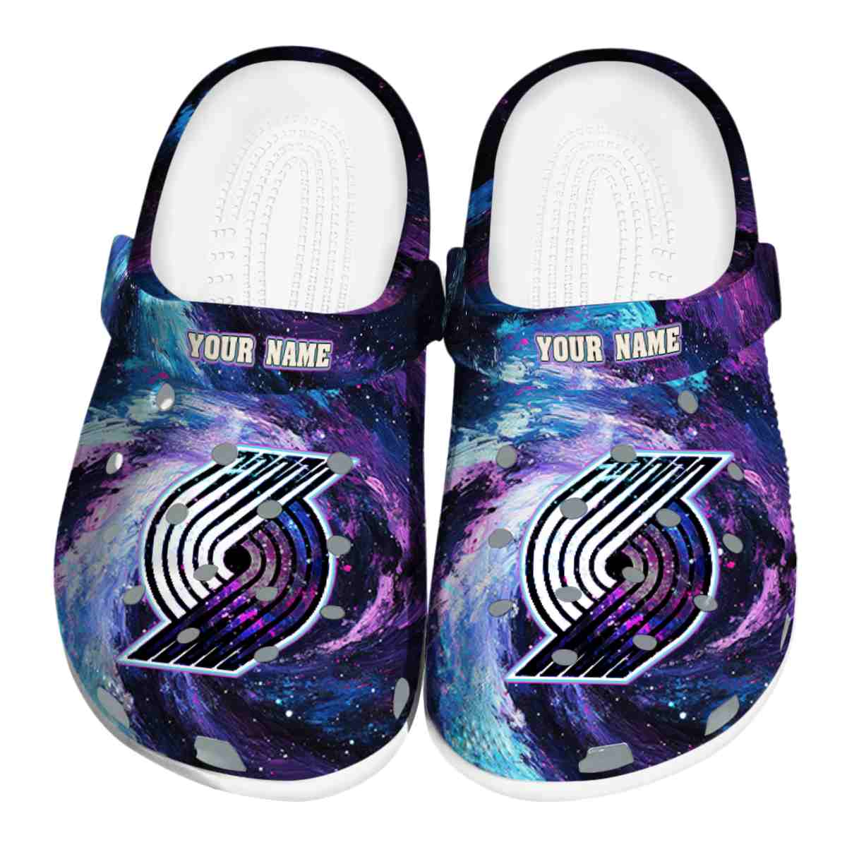 footwearmerch portland trail blazers nba sport crocs crocband clogs shoes comfortable for men women and kids qbecv