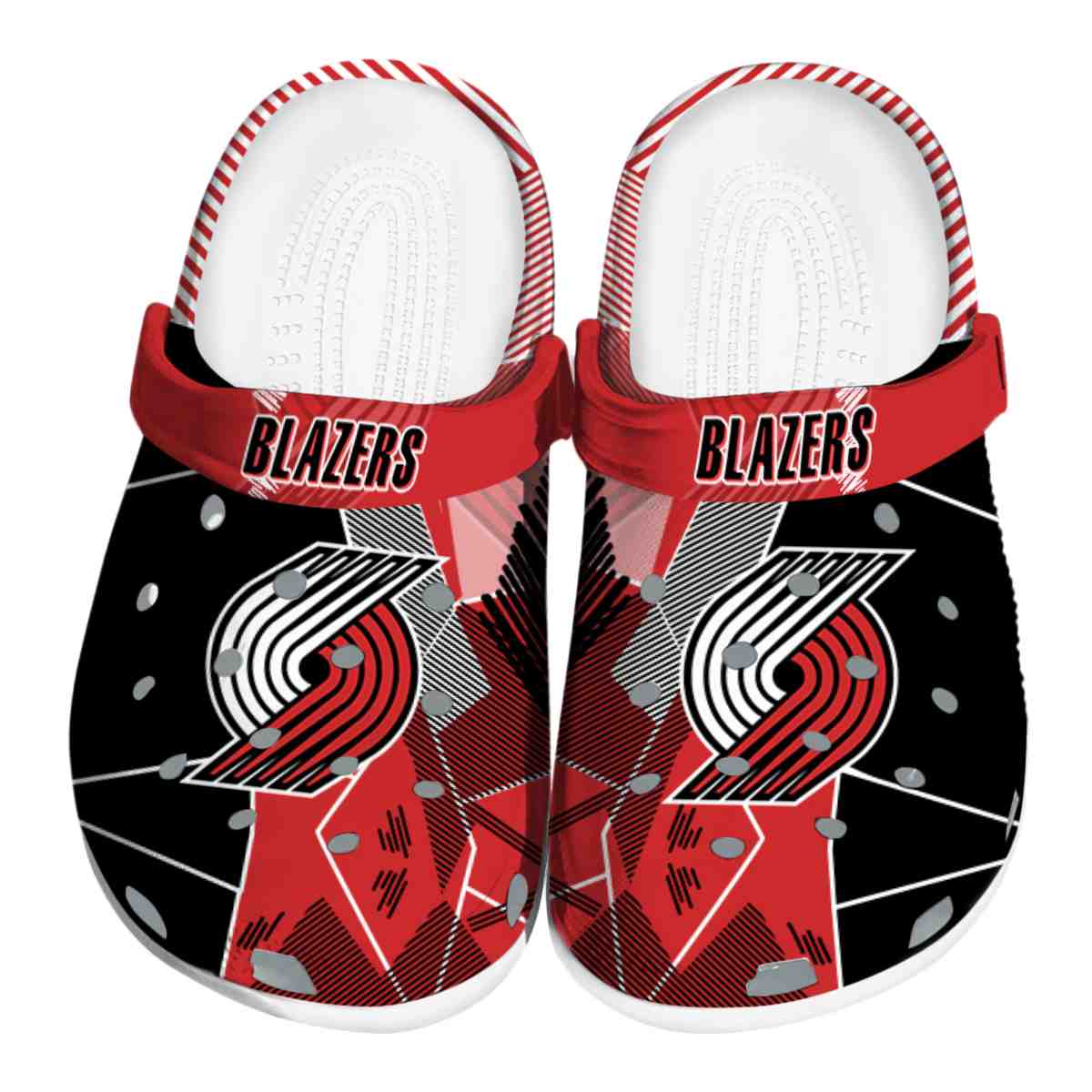 footwearmerch portland trail blazers nba sport crocs crocband clogs shoes comfortable for men women and kids sygw3