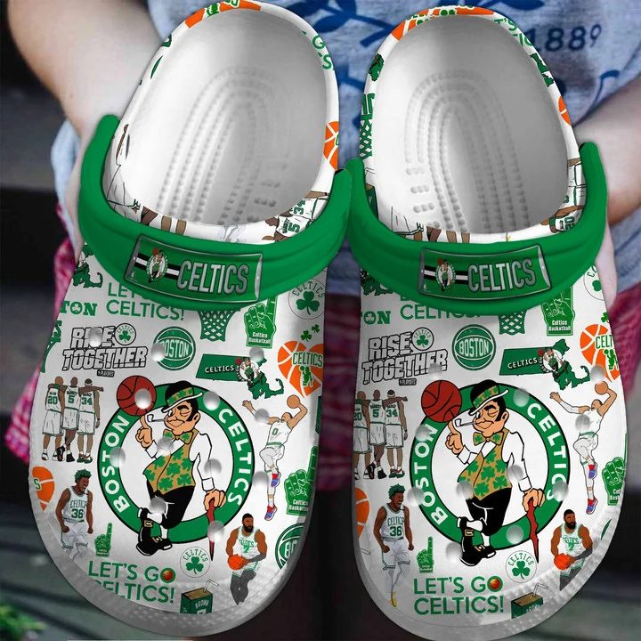 footwearmerch premium boston celtics nba sport crocs crocband clogs shoes for men women and kids hbk05