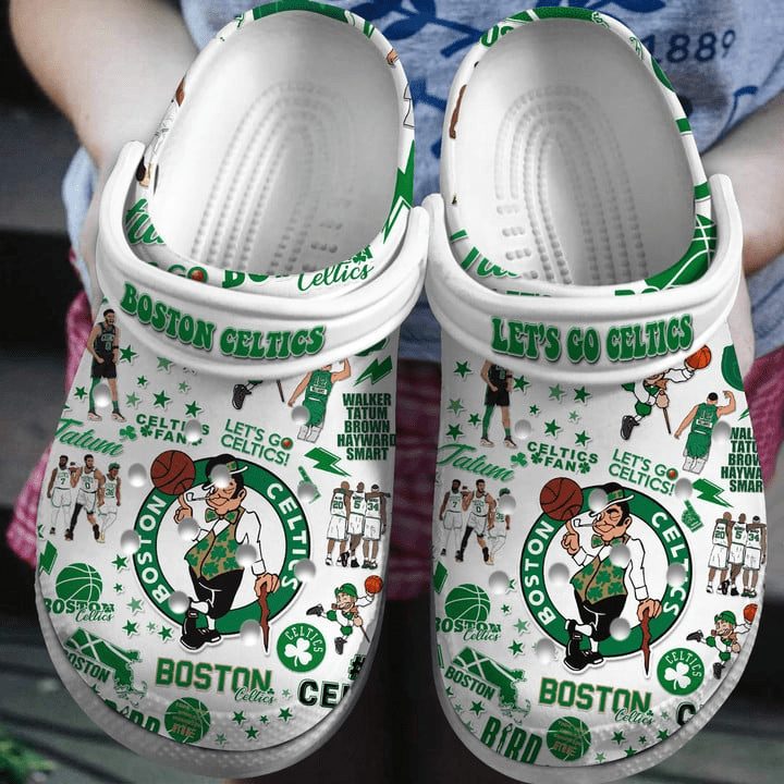 footwearmerch premium boston celtics nba sport crocs crocband clogs shoes for men women and kids xskcr