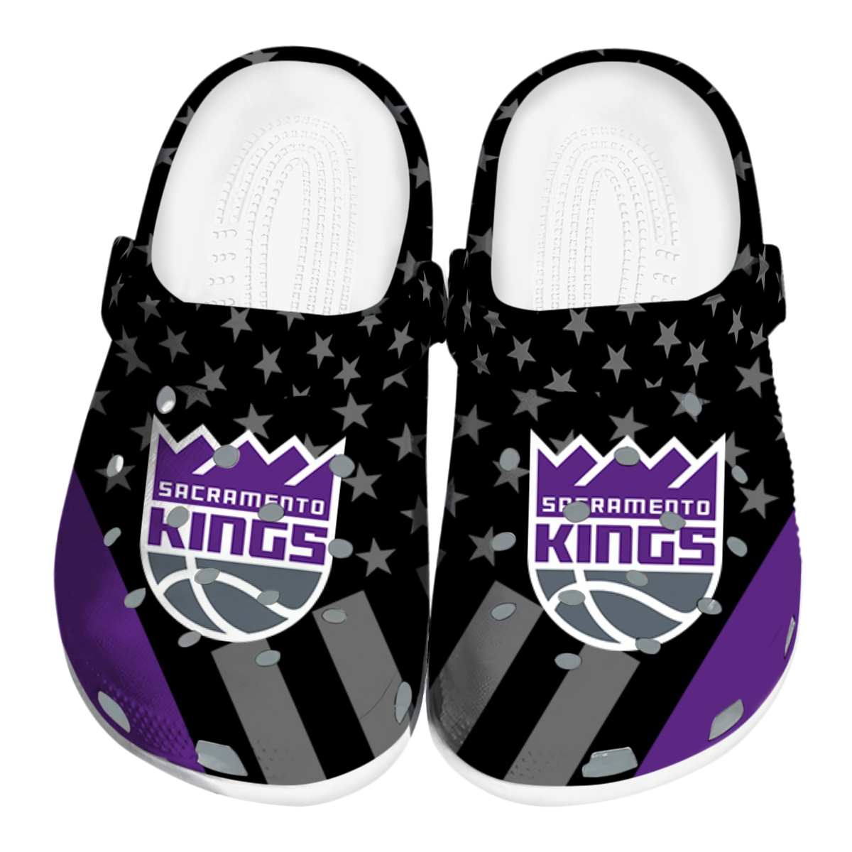footwearmerch sacramento kings nba sport crocs crocband clogs shoes comfortable for men women and kids 3nbsu
