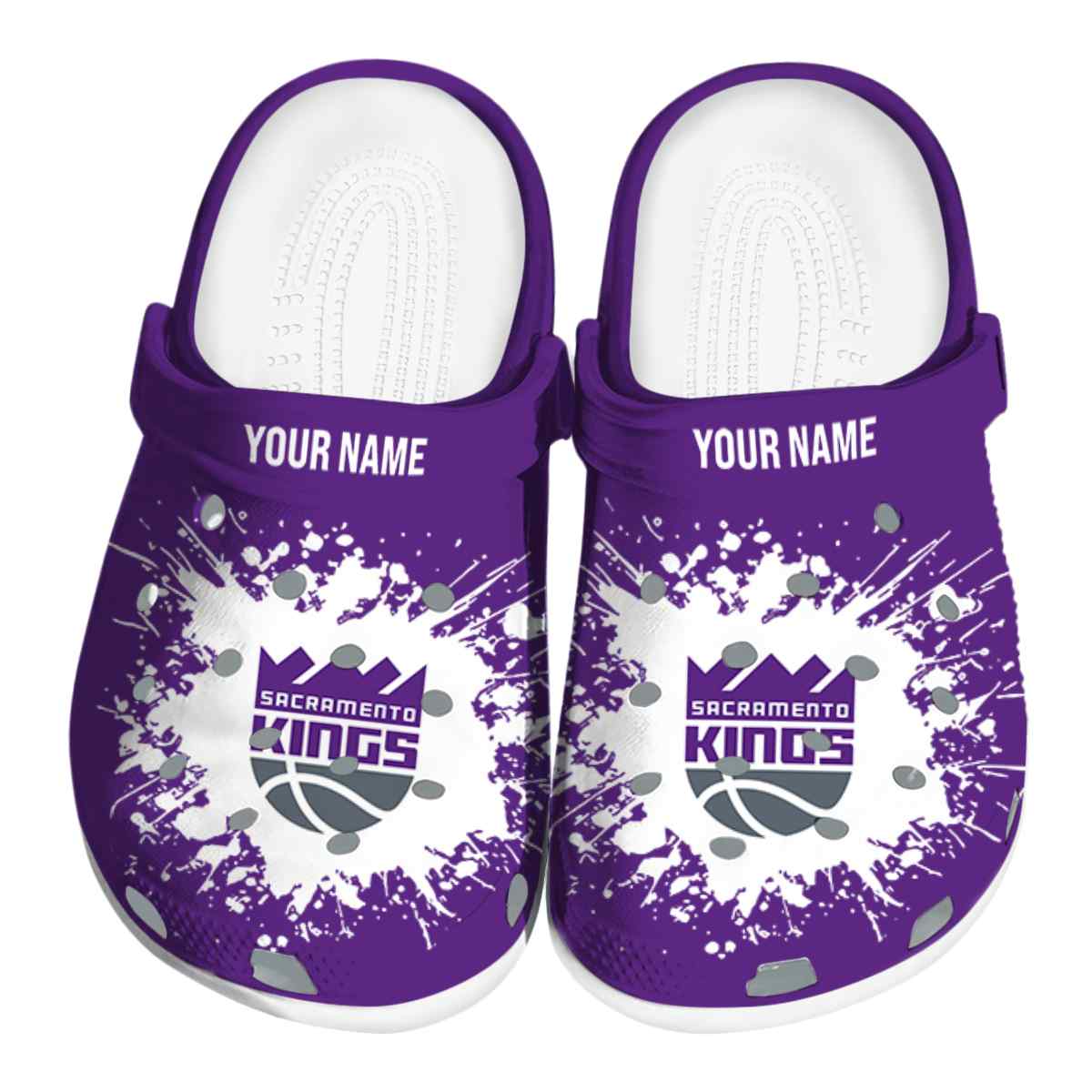 footwearmerch sacramento kings nba sport crocs crocband clogs shoes comfortable for men women and kids ggnkc