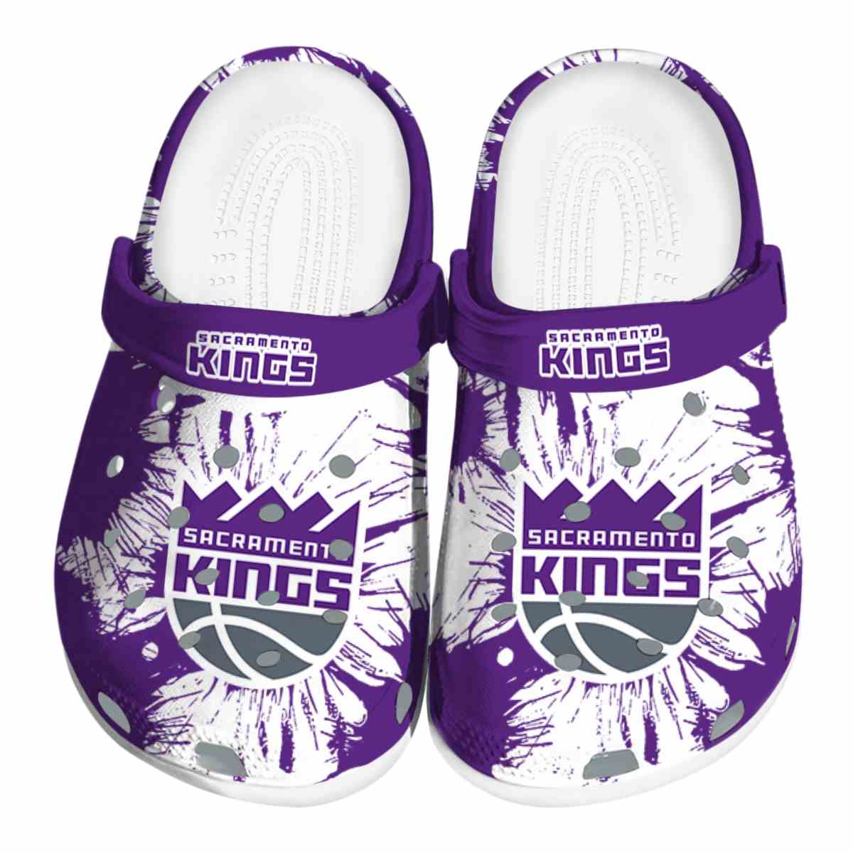 footwearmerch sacramento kings nba sport crocs crocband clogs shoes comfortable for men women and kids pmrct