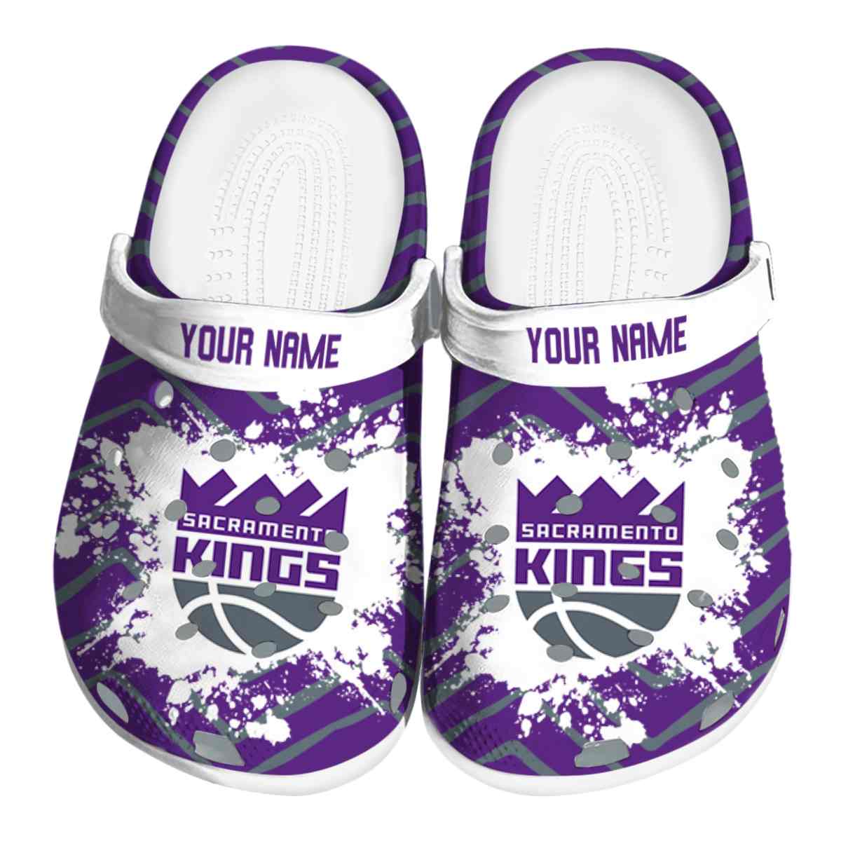 footwearmerch sacramento kings nba sport crocs crocband clogs shoes comfortable for men women and kids zipcg
