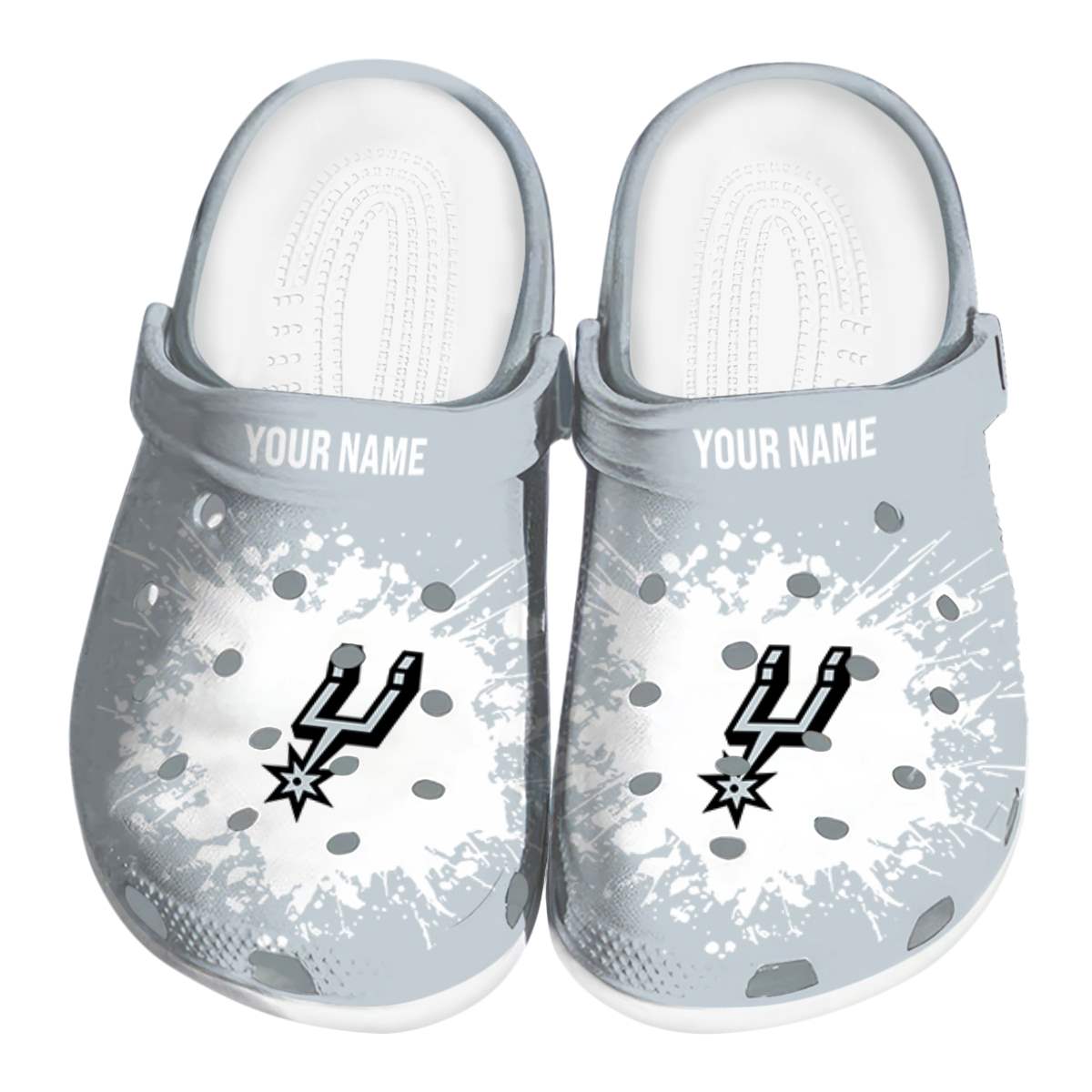 footwearmerch san antonio spurs nba sport crocs crocband clogs shoes comfortable for men women and kids a7ndg