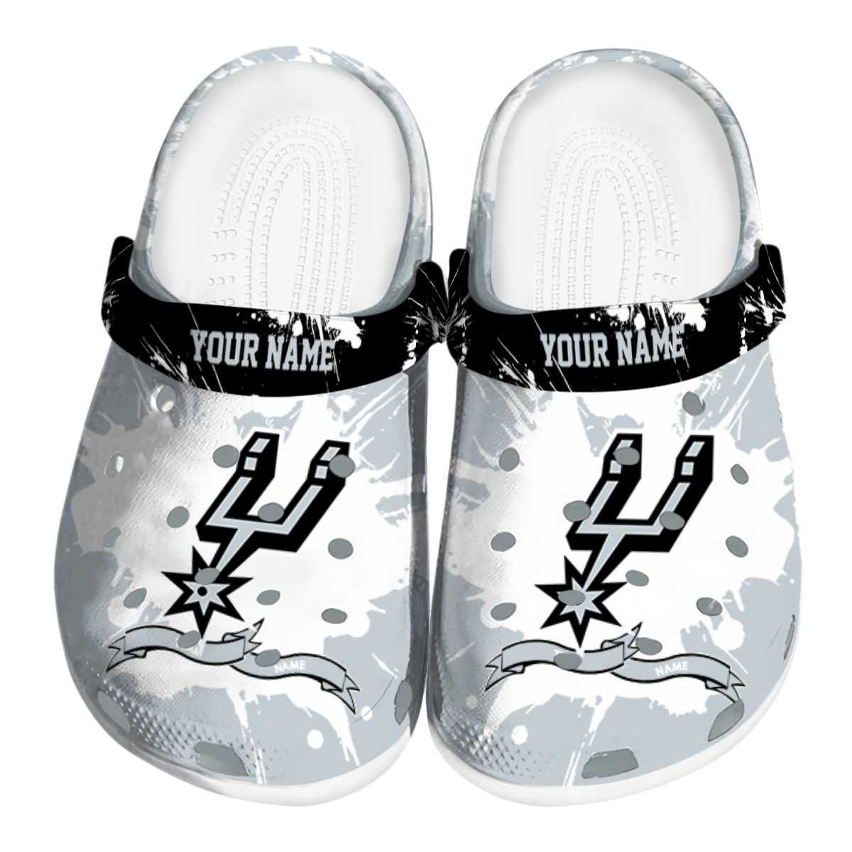 footwearmerch san antonio spurs nba sport crocs crocband clogs shoes comfortable for men women and kids cjcya