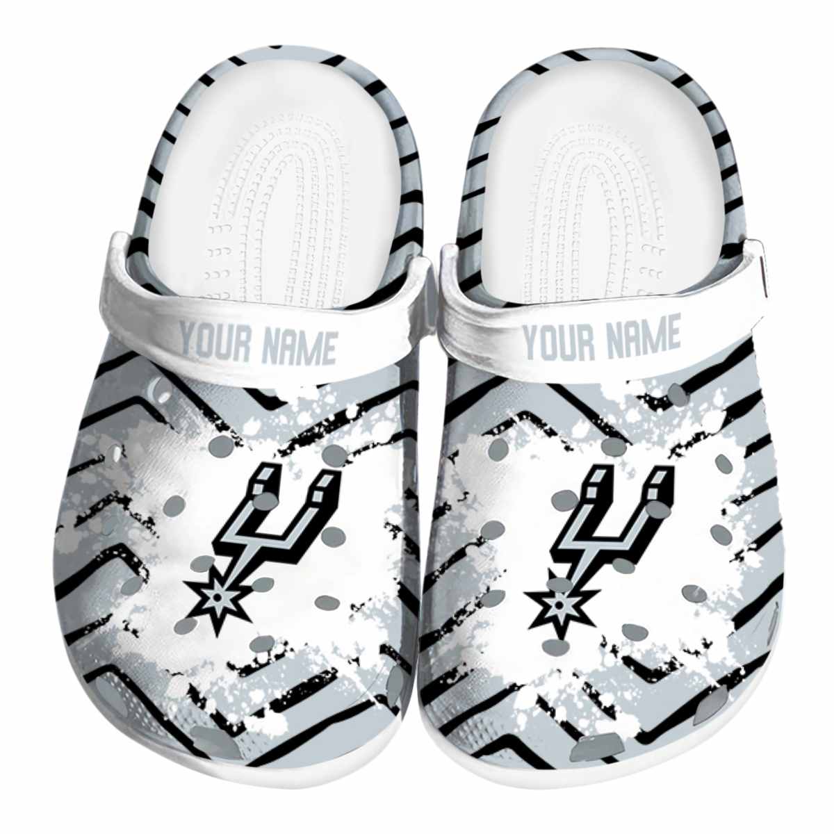 footwearmerch san antonio spurs nba sport crocs crocband clogs shoes comfortable for men women and kids rnbav