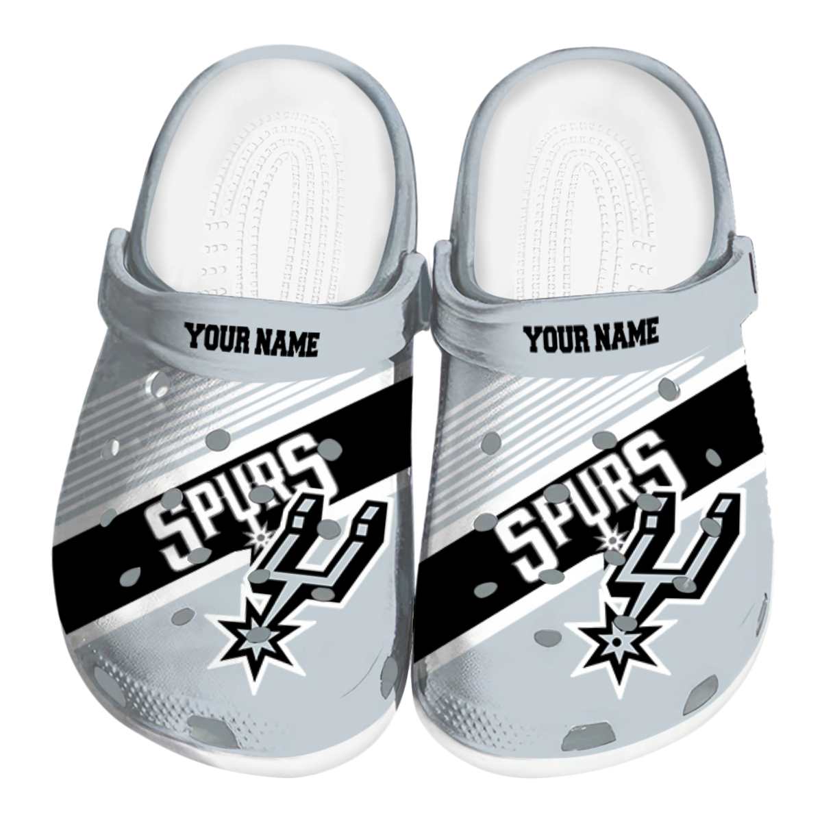 footwearmerch san antonio spurs nba sport crocs crocband clogs shoes comfortable for men women and kids ts5xq