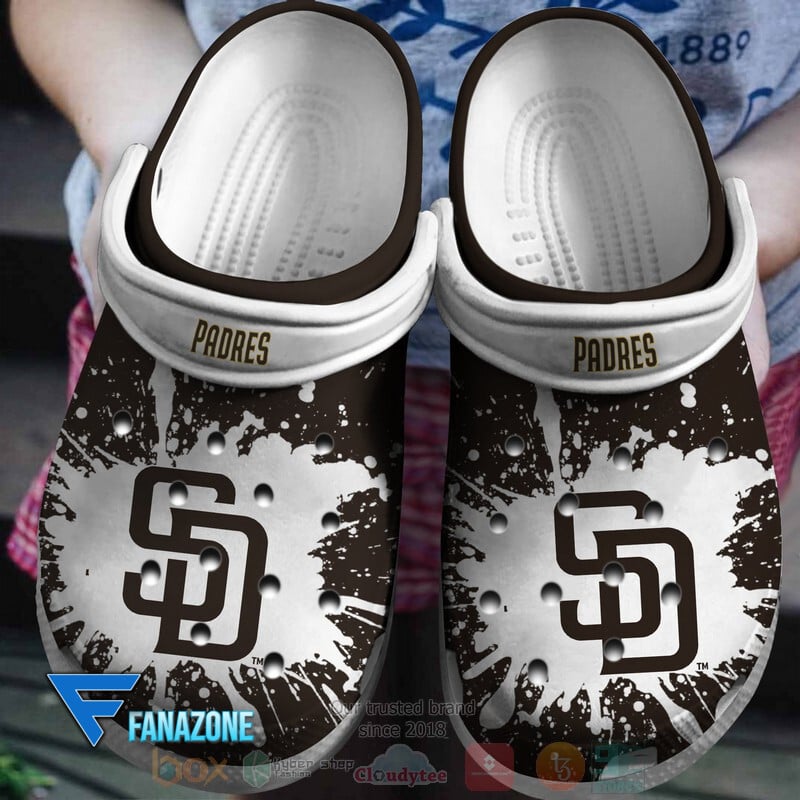 footwearmerch san diego padres mlb sport crocs clogs crocband shoes comfortable for men women and kids hwj3p