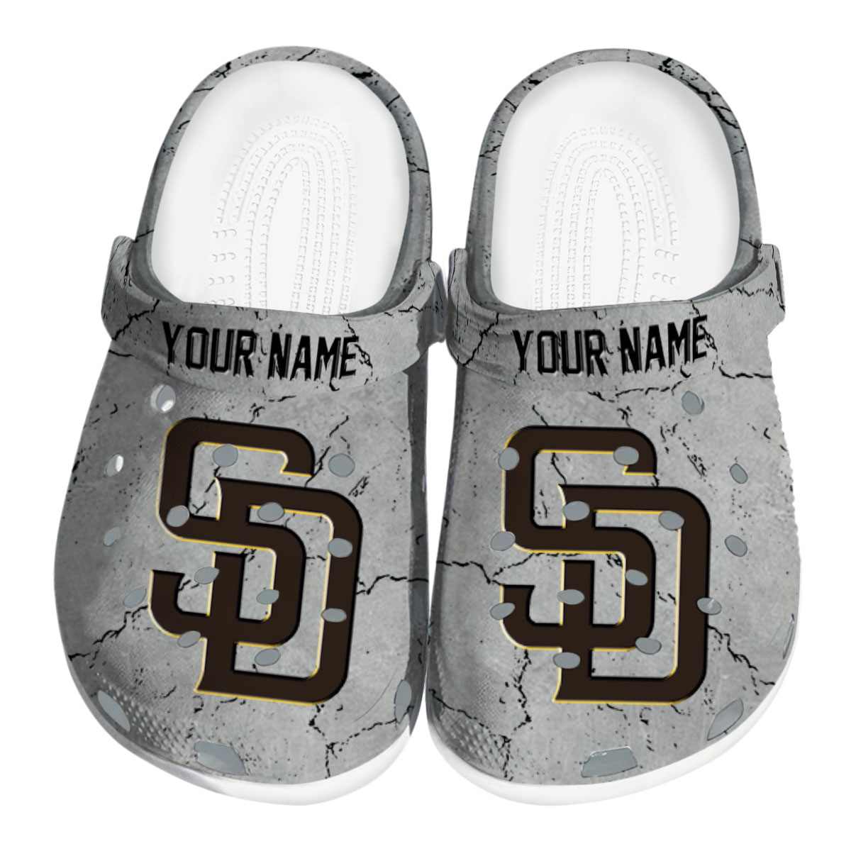 footwearmerch san diego padres mlb sport crocs crocband clogs shoes comfortable for men women and kids aztnt