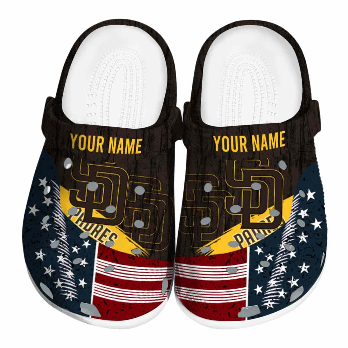 footwearmerch san diego padres mlb sport crocs crocband clogs shoes comfortable for men women and kids cqcsy