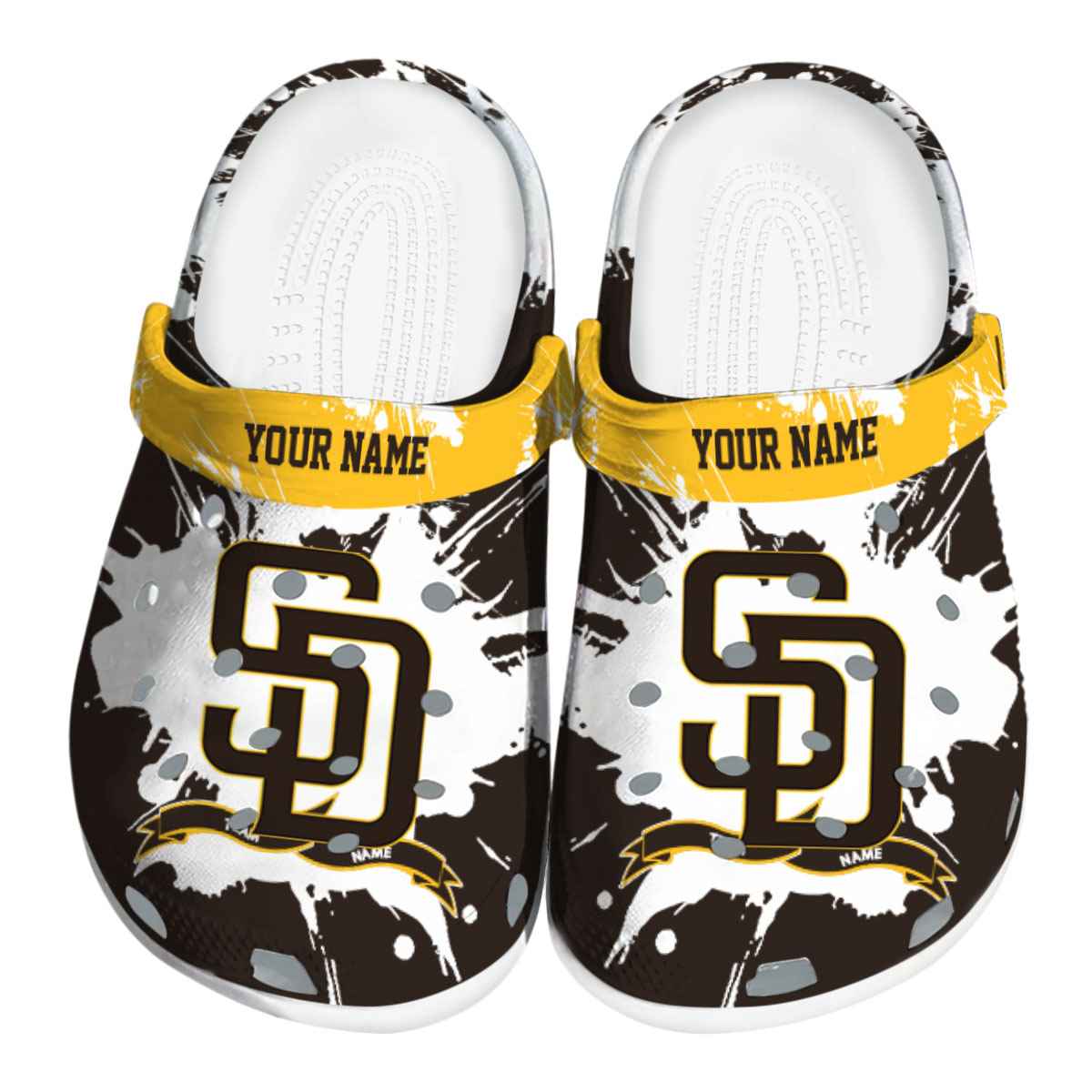 footwearmerch san diego padres mlb sport crocs crocband clogs shoes comfortable for men women and kids g6iob