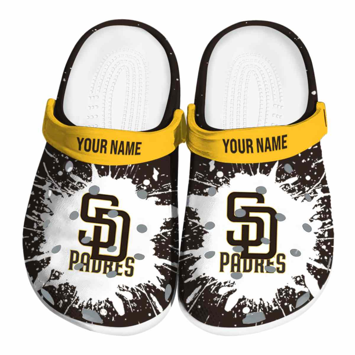 footwearmerch san diego padres mlb sport crocs crocband clogs shoes comfortable for men women and kids meaet