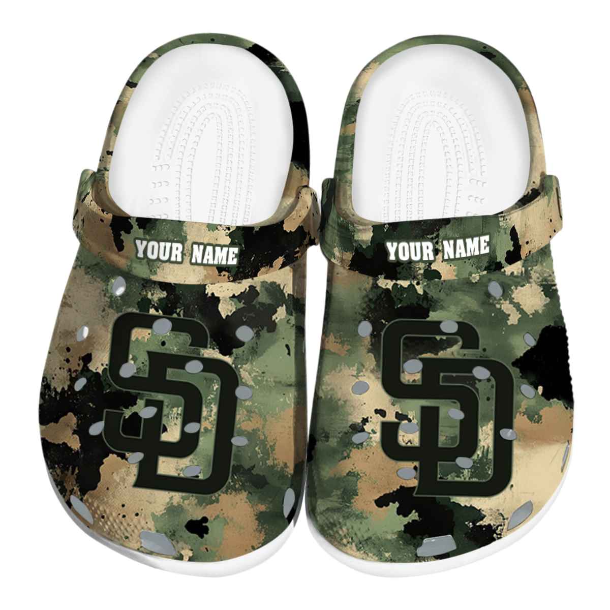 footwearmerch san diego padres mlb sport crocs crocband clogs shoes comfortable for men women and kids sf2tf