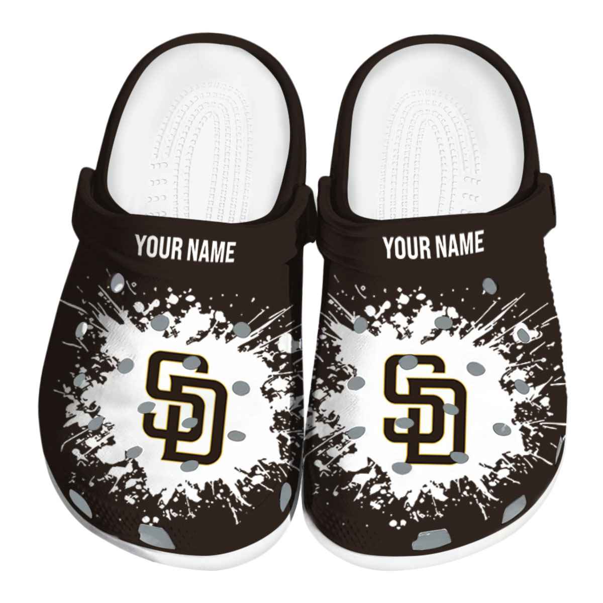 footwearmerch san diego padres mlb sport crocs crocband clogs shoes comfortable for men women and kids ustqn