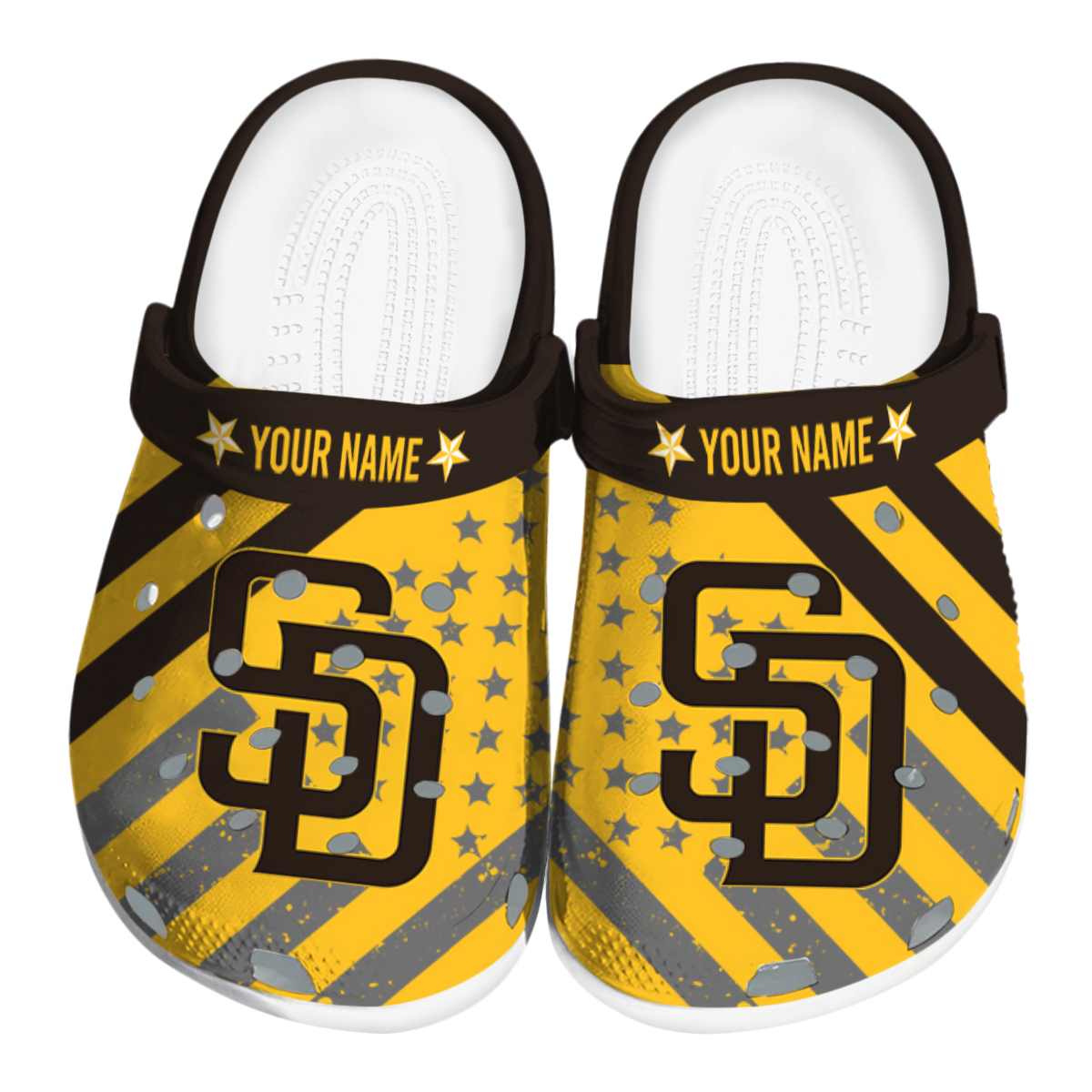 footwearmerch san diego padres mlb sport crocs crocband clogs shoes comfortable for men women and kids yez7l