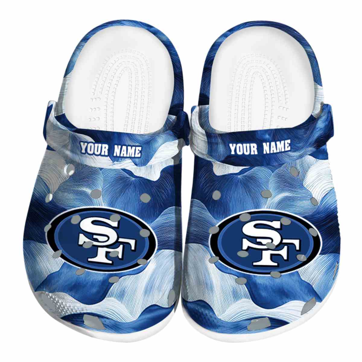 footwearmerch san francisco 49ers nfl sport crocs crocband clogs shoes comfortable for men women and kids qqzlj