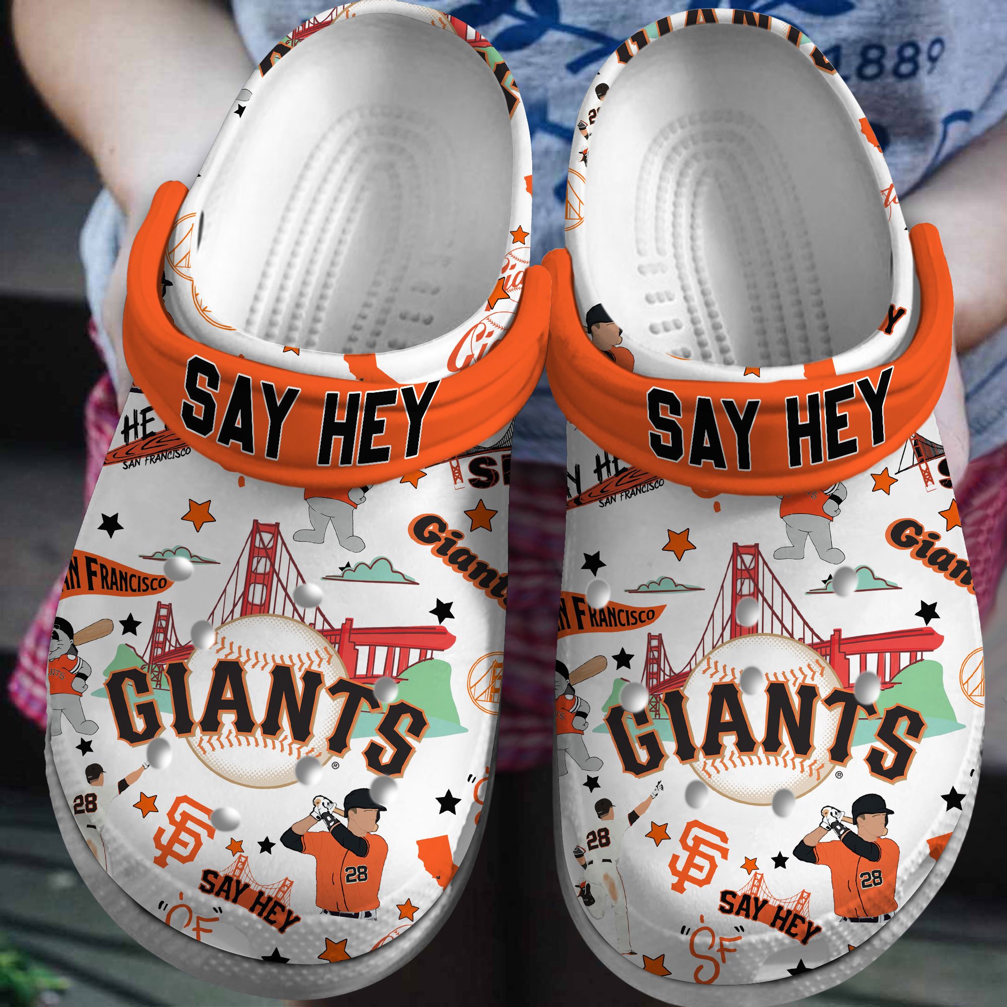footwearmerch san francisco giants baseball mlb sport crocs crocband clogs shoes comfortable for men women and kids 4gdsc